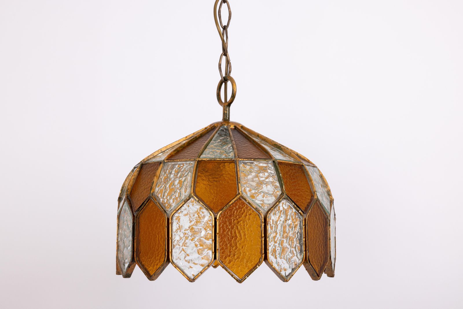 Albano Poliarte Brutalist Pendant Lamp By Longobard, Italy, 1970s photo 1225.0