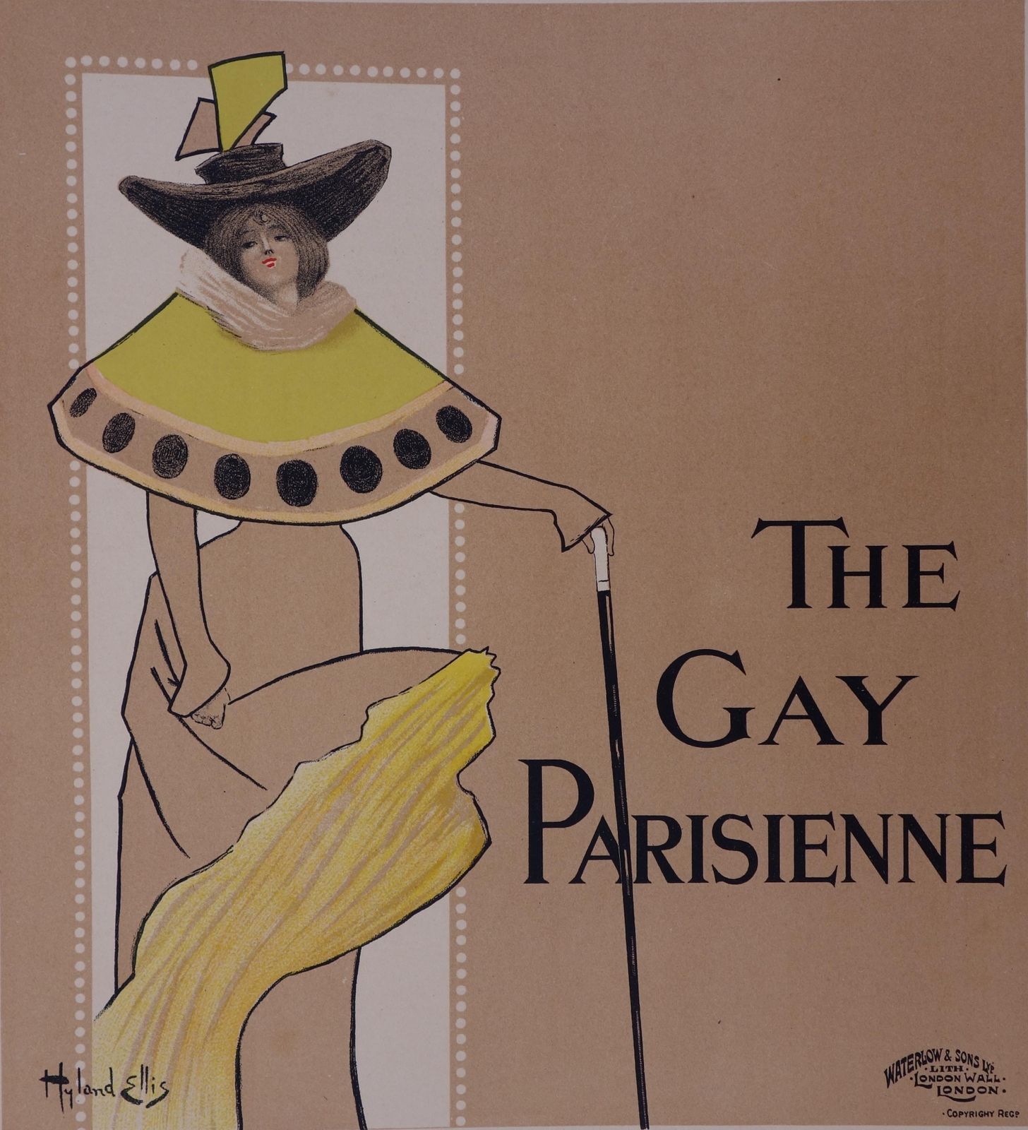 Hyland Ellisthe Gay Parisienne   Lithograph (Les Maîtres De L'affiche), 18971897