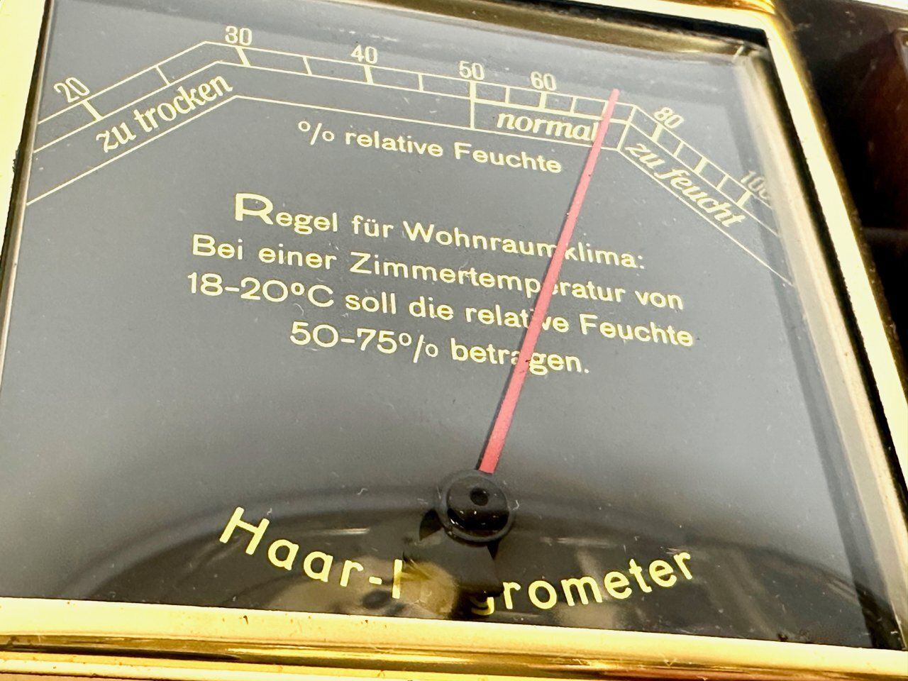 photo furniture Art Deco Walnut And Brass Fischer Weather Station, 1940s