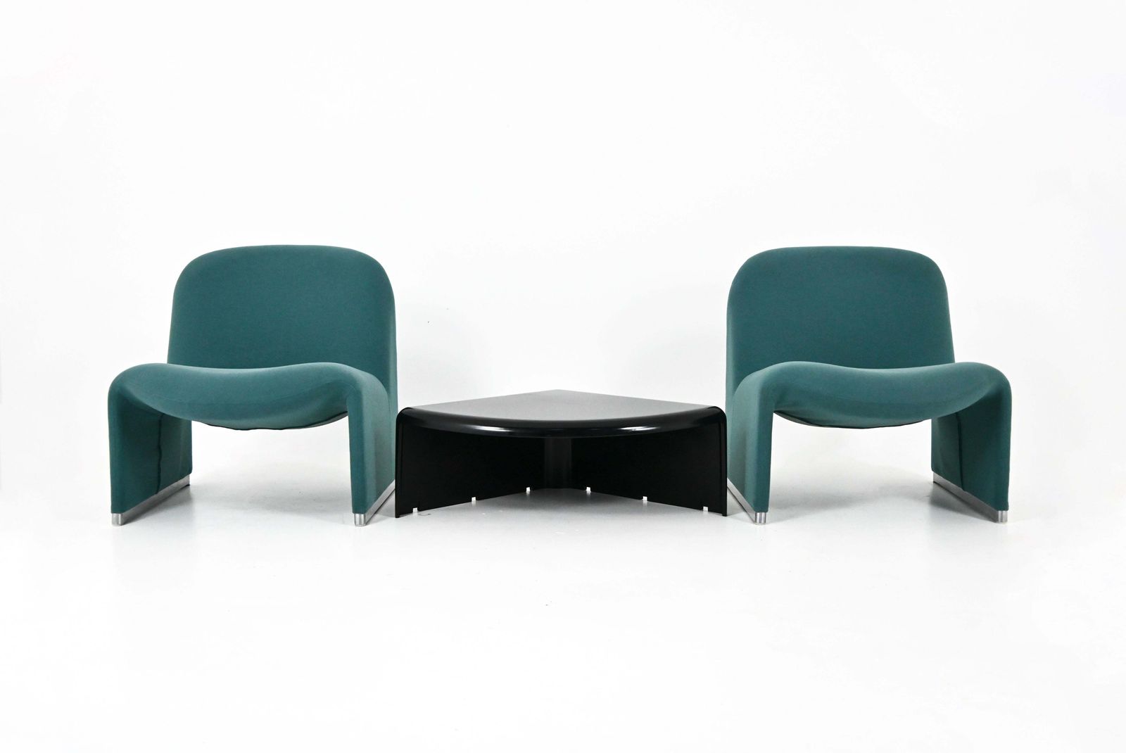 Alky Chairs + Table By Giancarlo Piretti For Anonima Castelli, 1970s, Set Of 3 photo Furniture