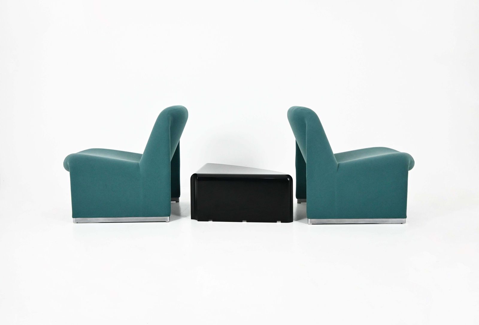 Alky Chairs + Table By Giancarlo Piretti For Anonima Castelli, 1970s, Set Of 3 photo 2752.0