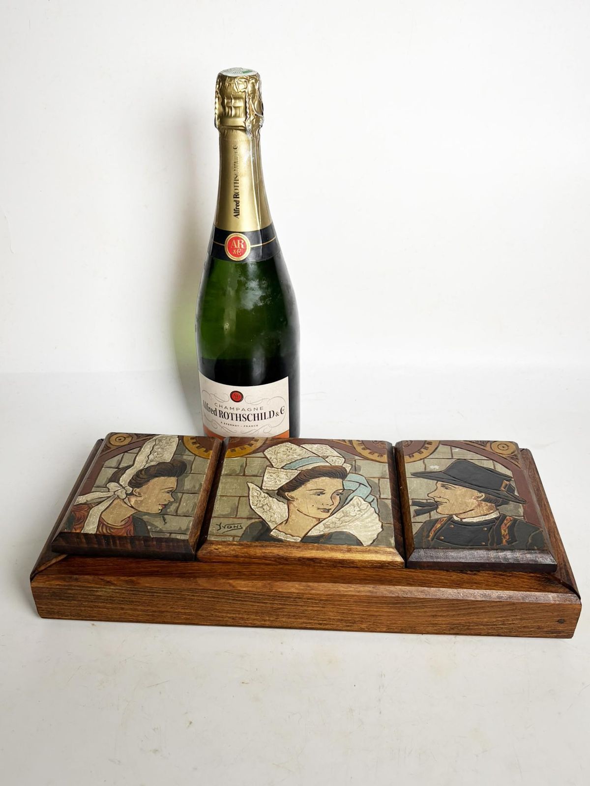French Provincial Wood Box, With Sculpted Decors, France, 1950 photo Home Decor