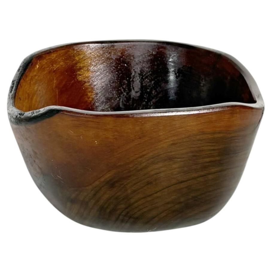 French Provincial Wooden Bowl, France, 1950