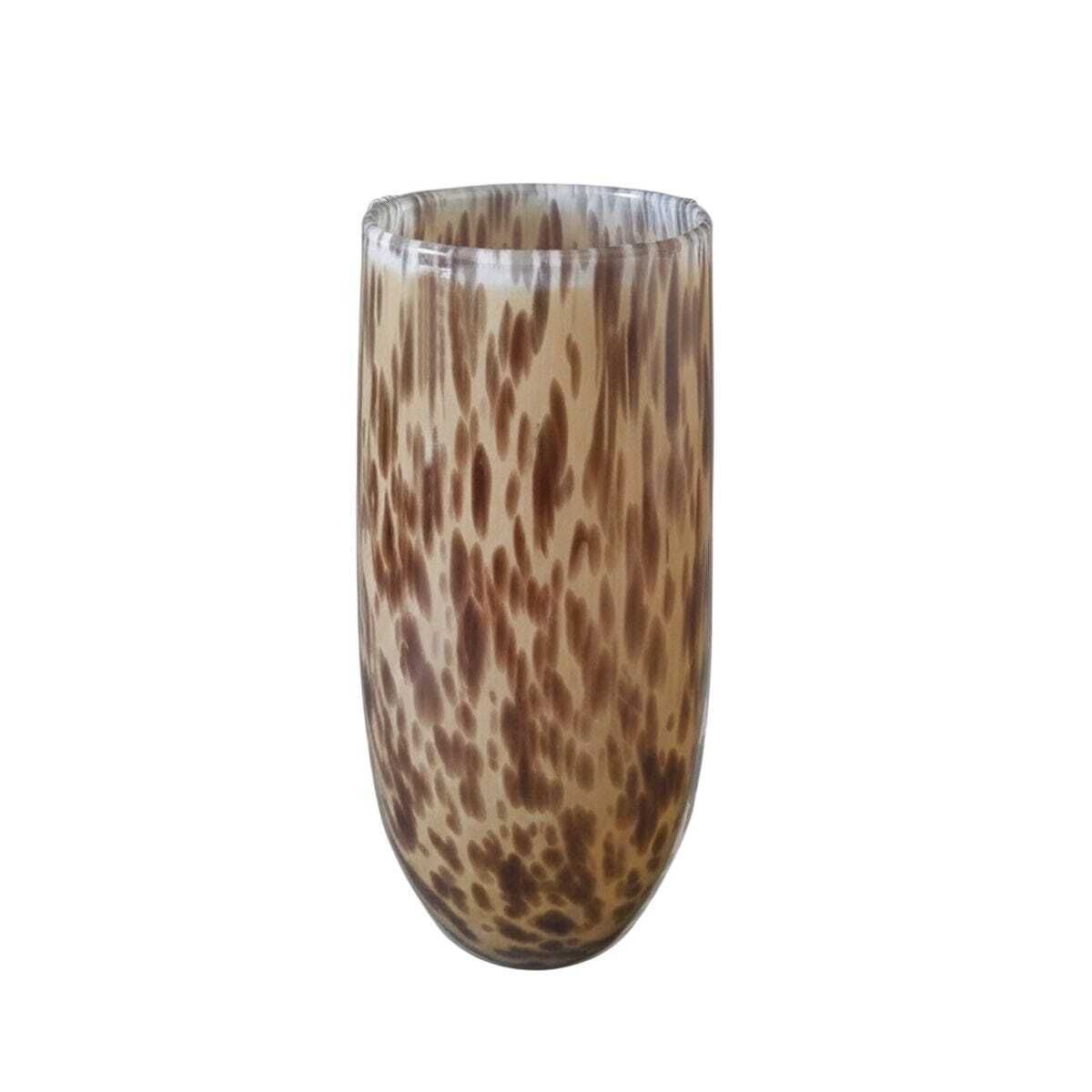 1970s Luxury Handcrafted Vase In Murano Glass By Maestro Del Vetro.