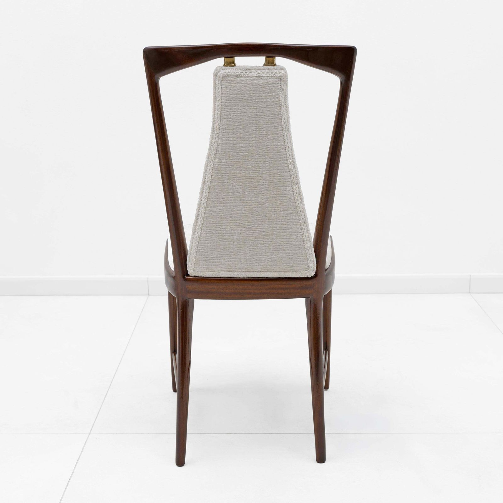 5326.0 Set Of 6 Osvaldo Borsani Mid Century Modern Italian Bouclè Dining Chairs, 50s photo