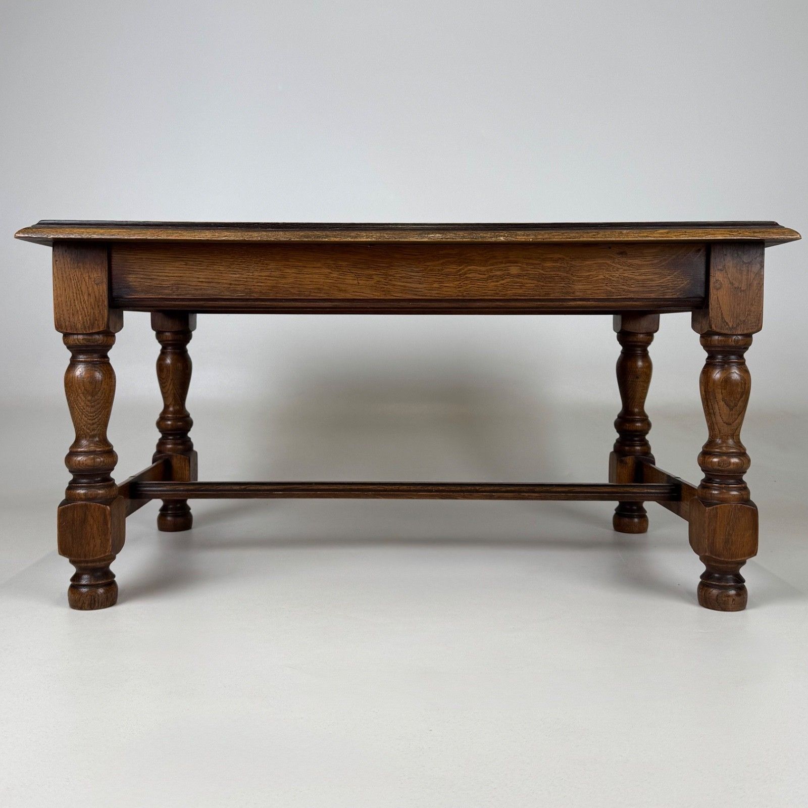 Antique 20th Century Good Quality Coffee Table In Oak photo 425.0