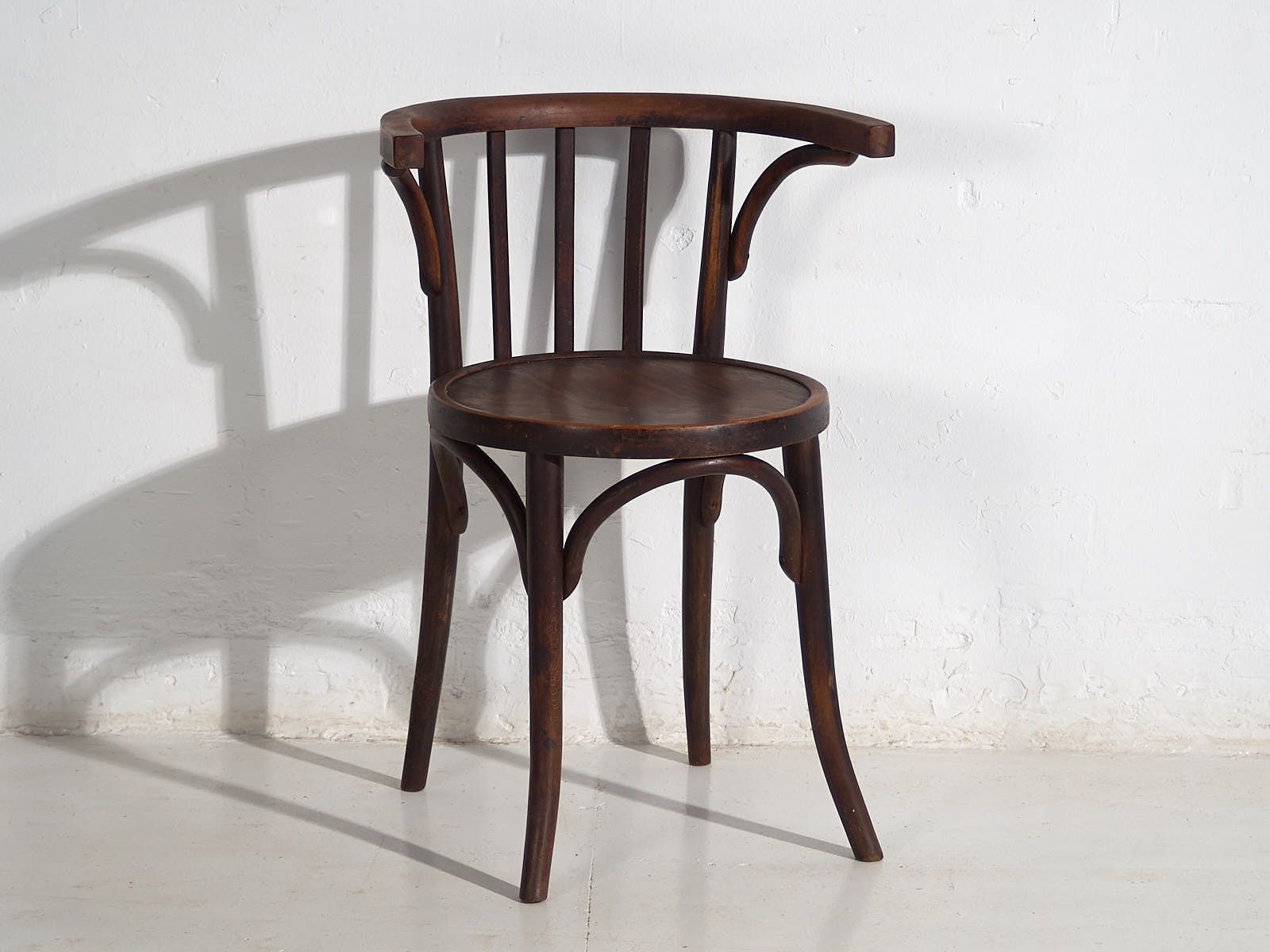 Thonet Antique Chairs With Armrests (C.1920). Set Of 4 Pieces #3 photo vinterior
