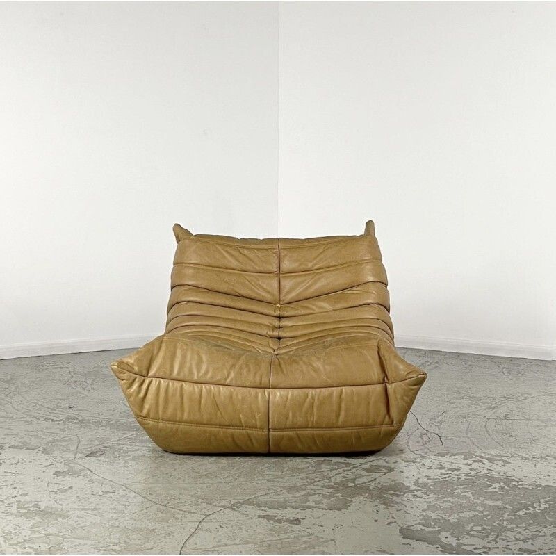 Copy Of Reupholstered Vintage Togo Duo By Michel Ducaroy photo for sale