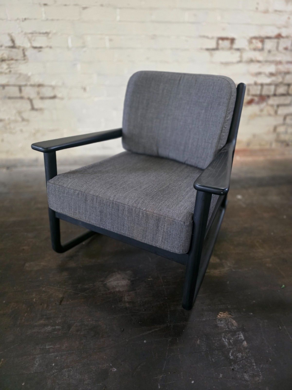 Pair Of Mid Century Style Rocking Chairs With Arms photo 740.0