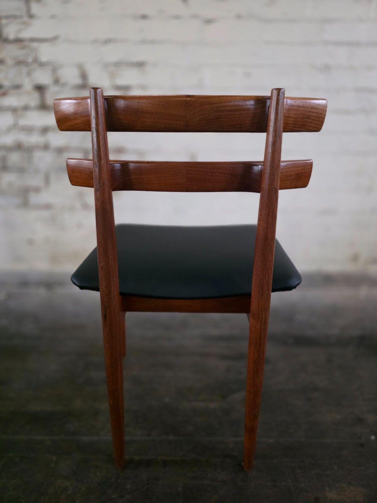 Furniture Set Of 6 Danish Teak Mid Century Model 30 Dining Chairs By Poulm Hundevad photo