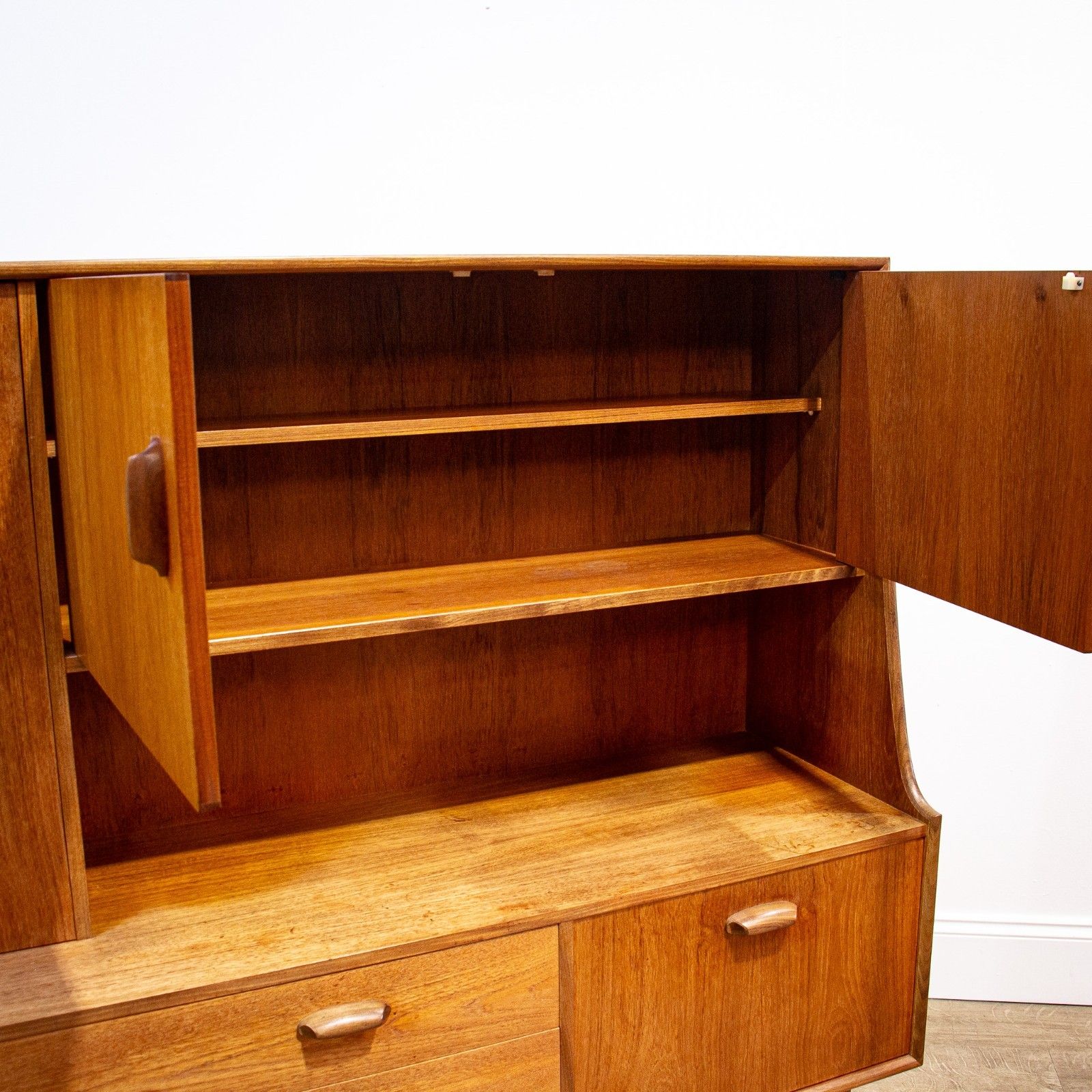 G Plan E Gomme 1960s Teak High Sideboard photo vintage