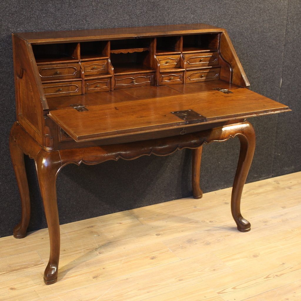 Antique Spanish Bureau From The Mid 19th Century photo vinterior