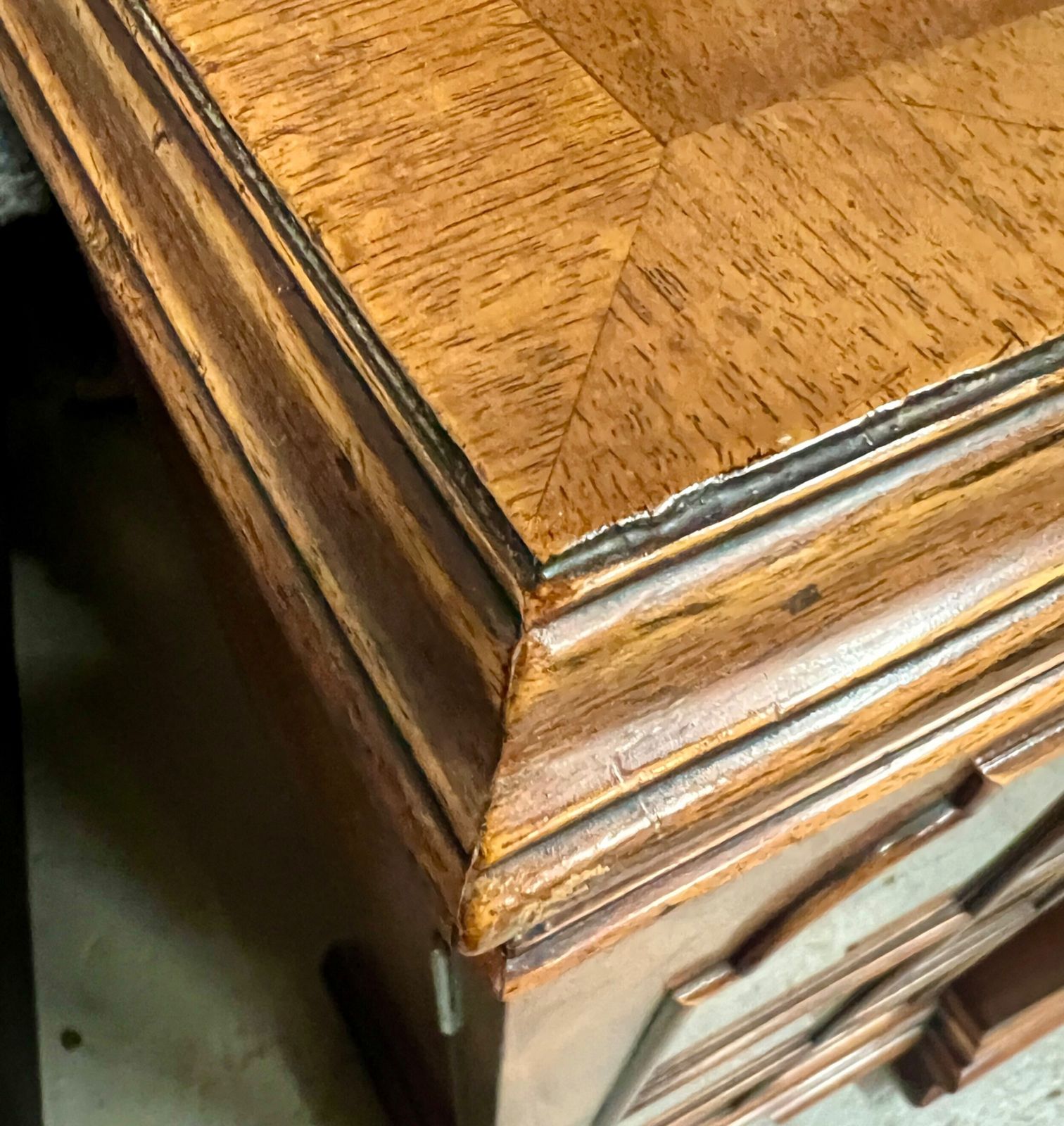 Good Quality Queen Anne Style Dwarf Walnut Bookcase photo buy