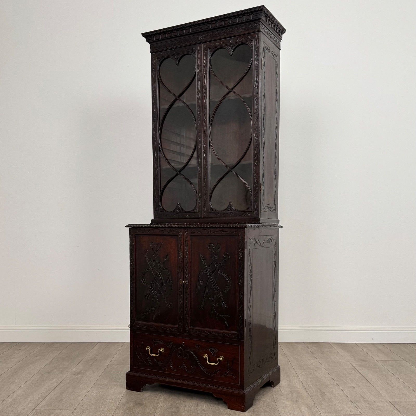 Antique 19th Century Good Quality Cabinet In Mahogany photo Furniture