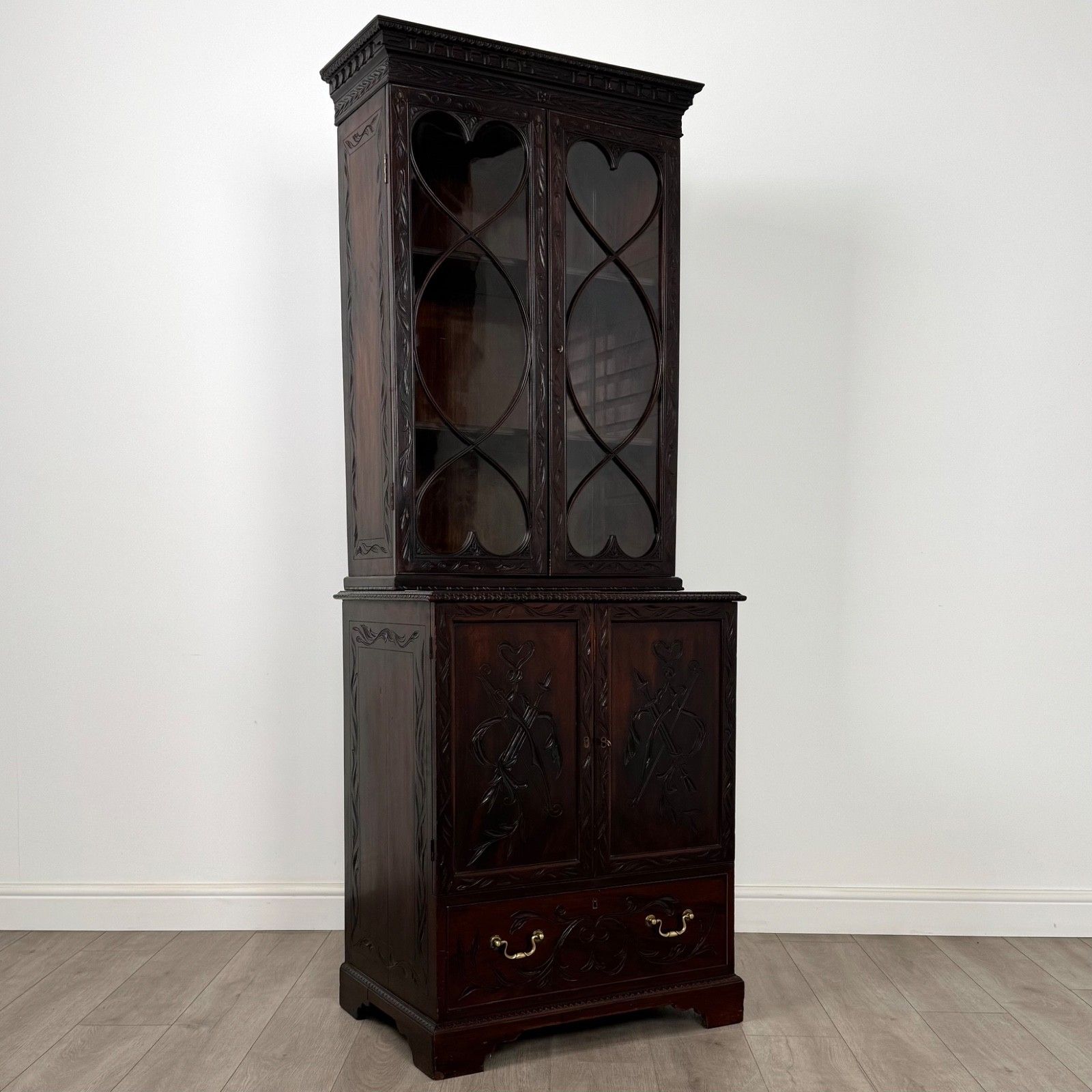 photo for sale Antique 19th Century Good Quality Cabinet In Mahogany