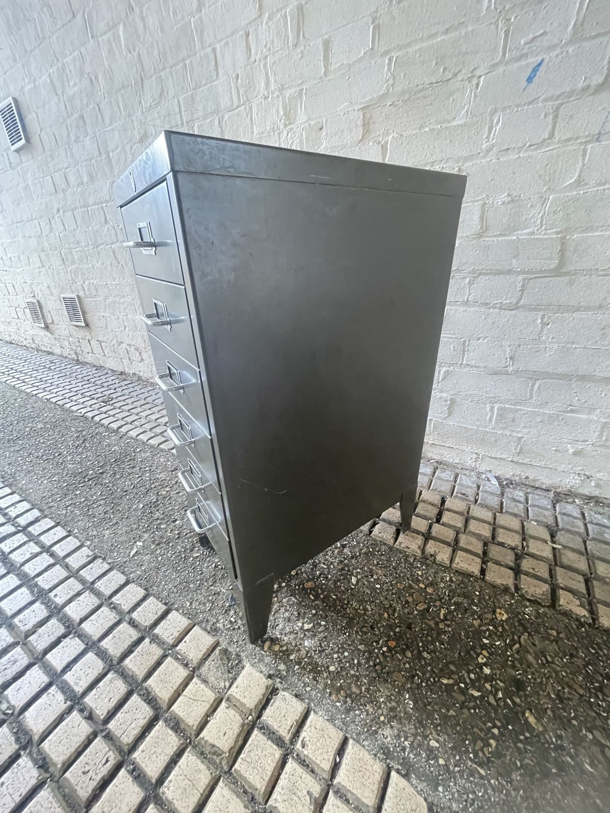 280.0 1950s Filing / Engineers Cabinet By Hunts Of Oxford photo