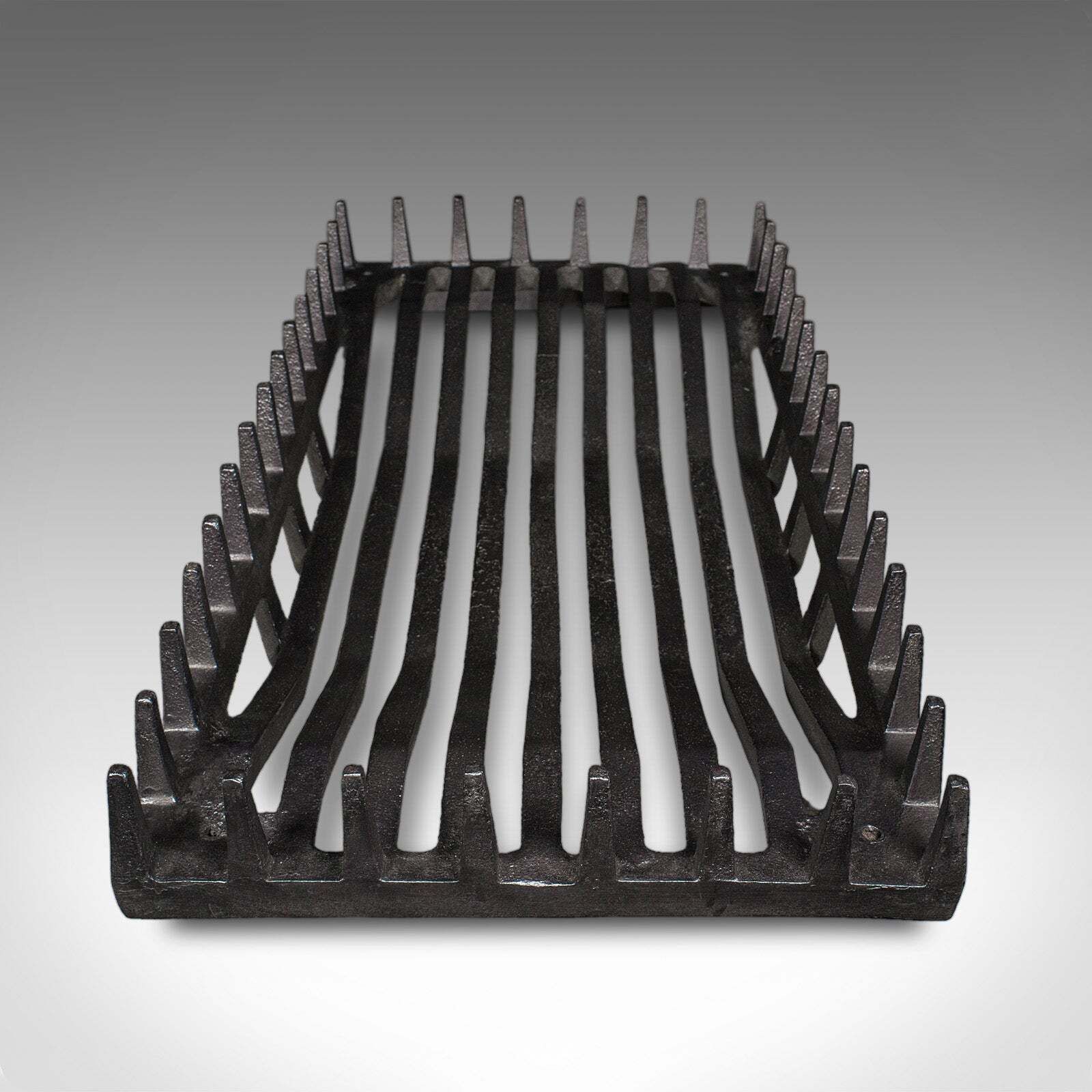 photo furniture Large Antique Fireplace Set, English, Fire Basket, Andirons, Gothic, Edwardian