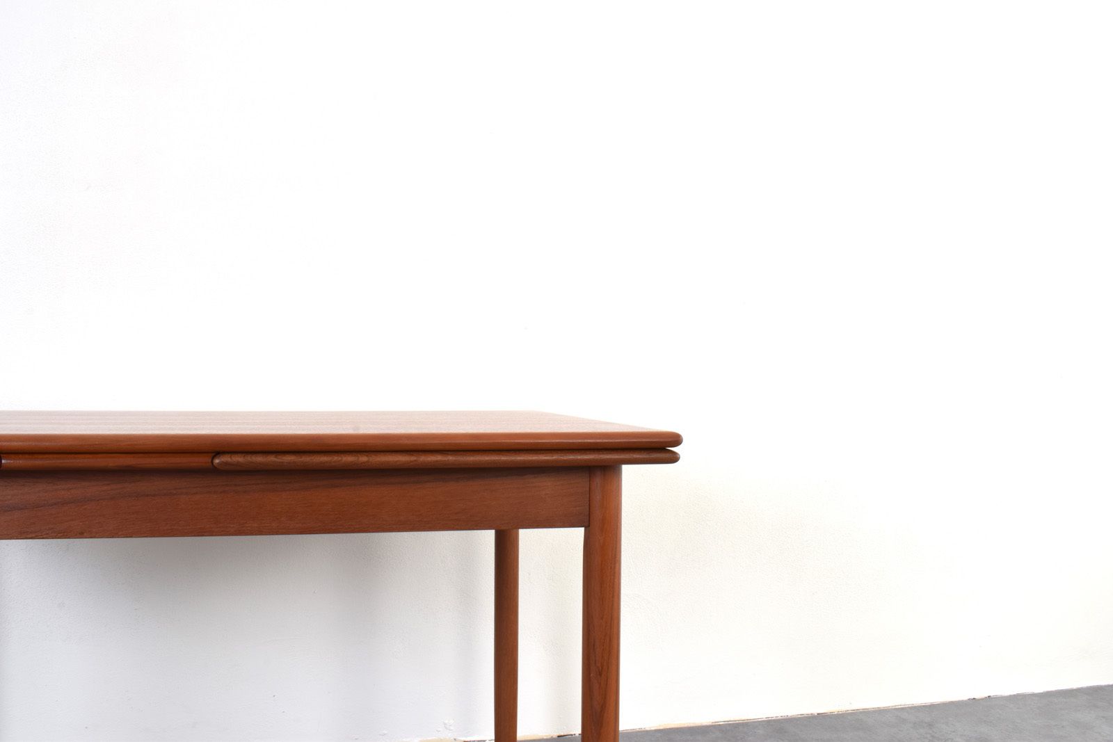 photo for sale Mid Century Danish Teak Extendable Dining Table, 1960s.