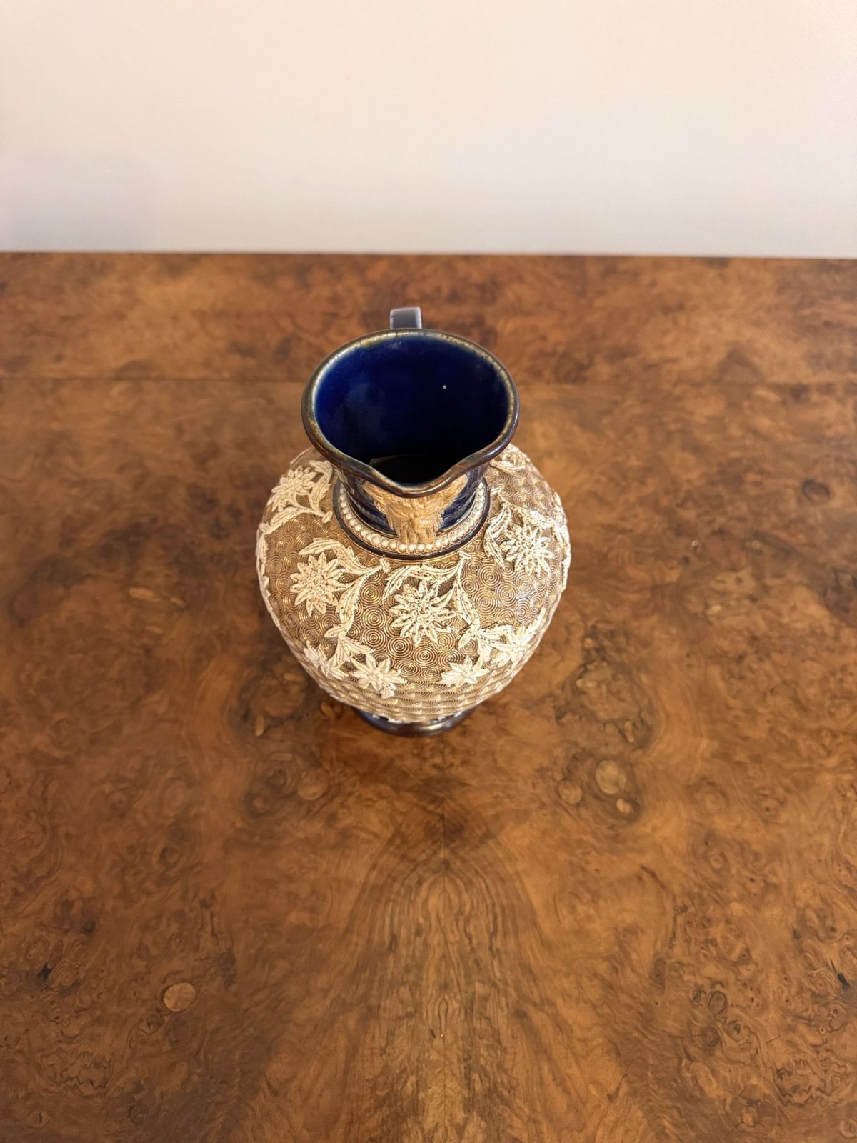 Attractive Quality Antique Dolton Lambeth Jug By Emma Shute photo for sale