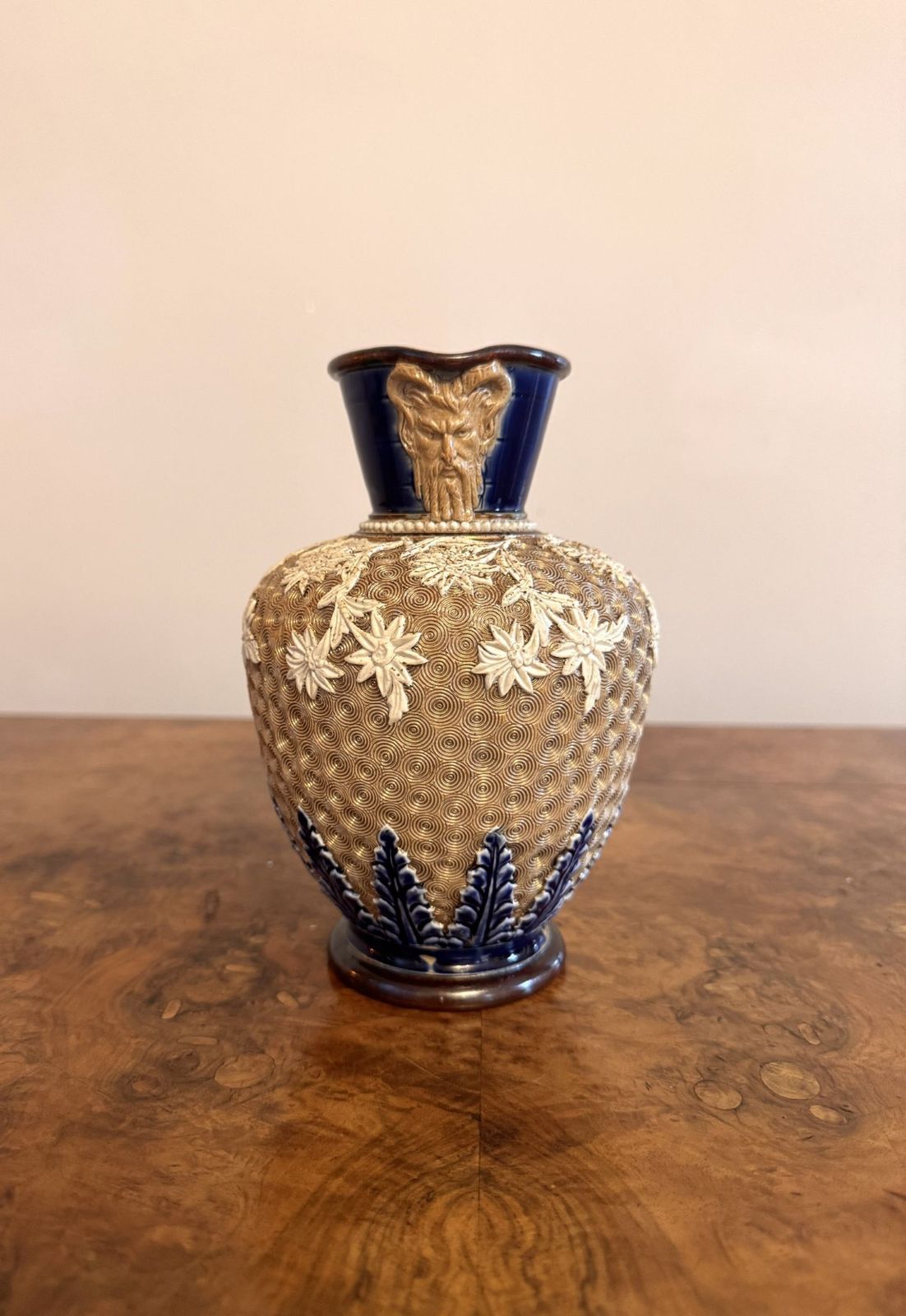 Attractive Quality Antique Dolton Lambeth Jug By Emma Shute