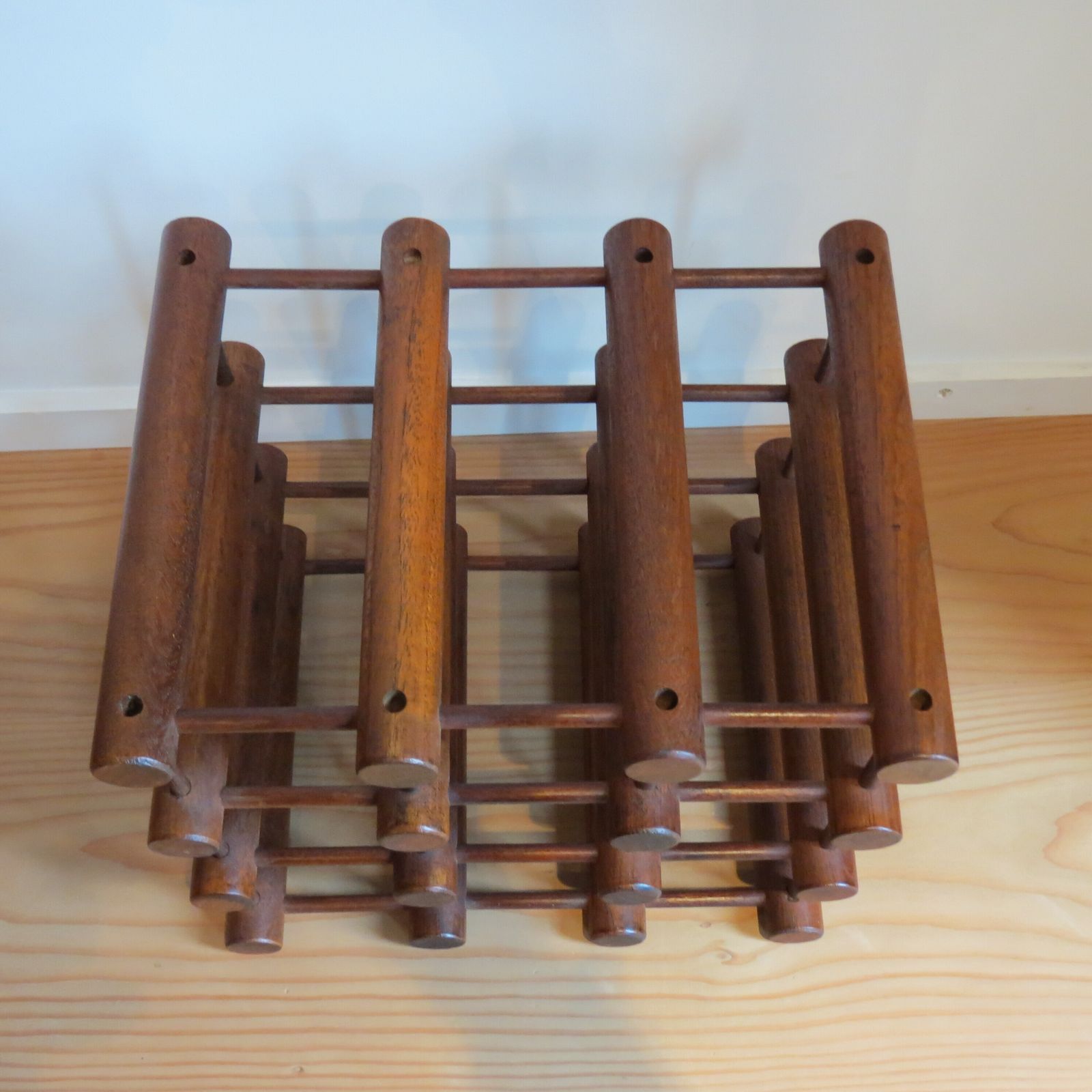 Danish Wine Rack By Richard Nissen For Nissen Langaa photo vintage