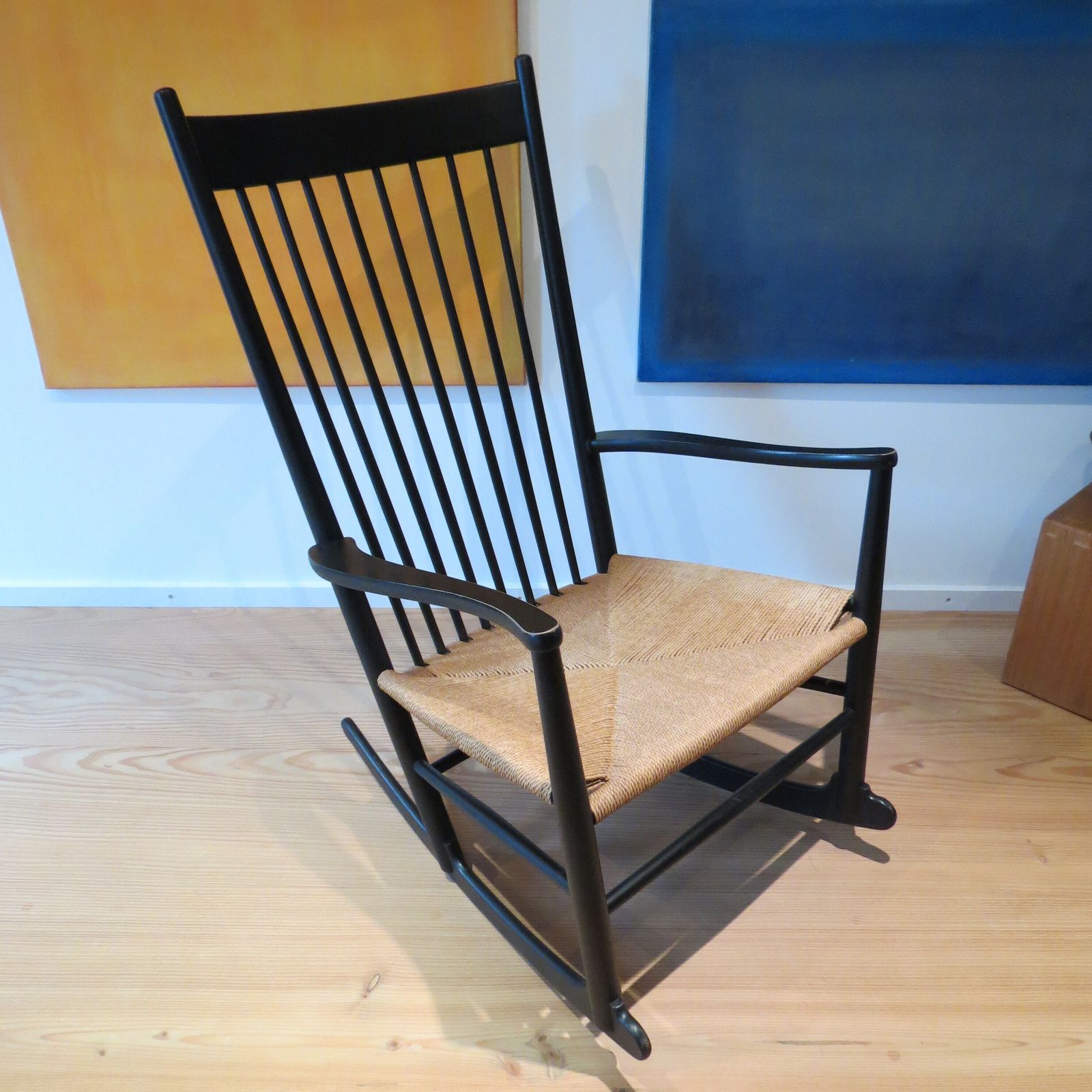 Original Vintage J16 Rocking Chair Hans J Wegner Fdb Mobler Danish 1963