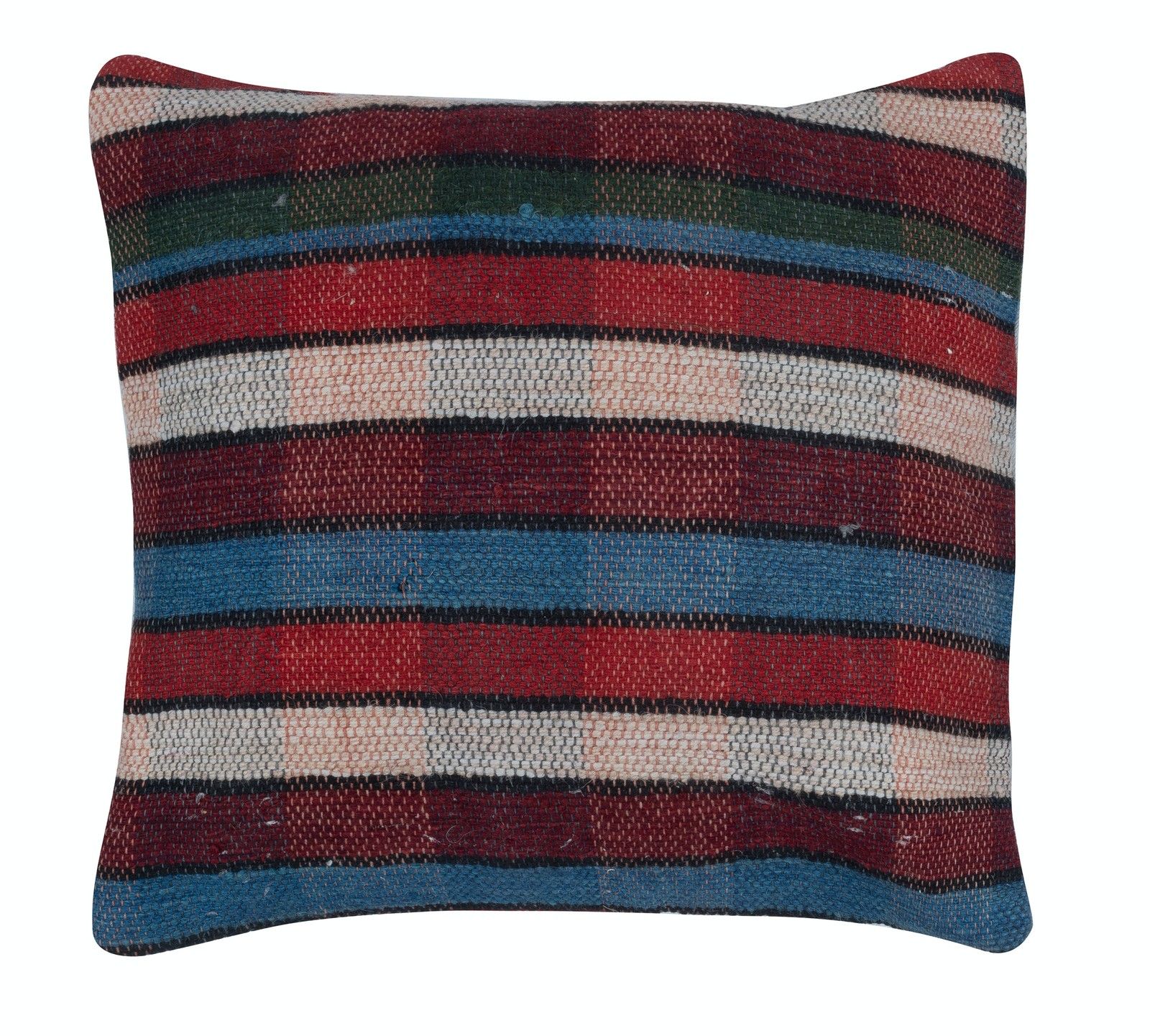 16"X16" Set Of 2 Handwoven Cushion Covers. A Pair Of Kilim Accent Pillows photo for sale
