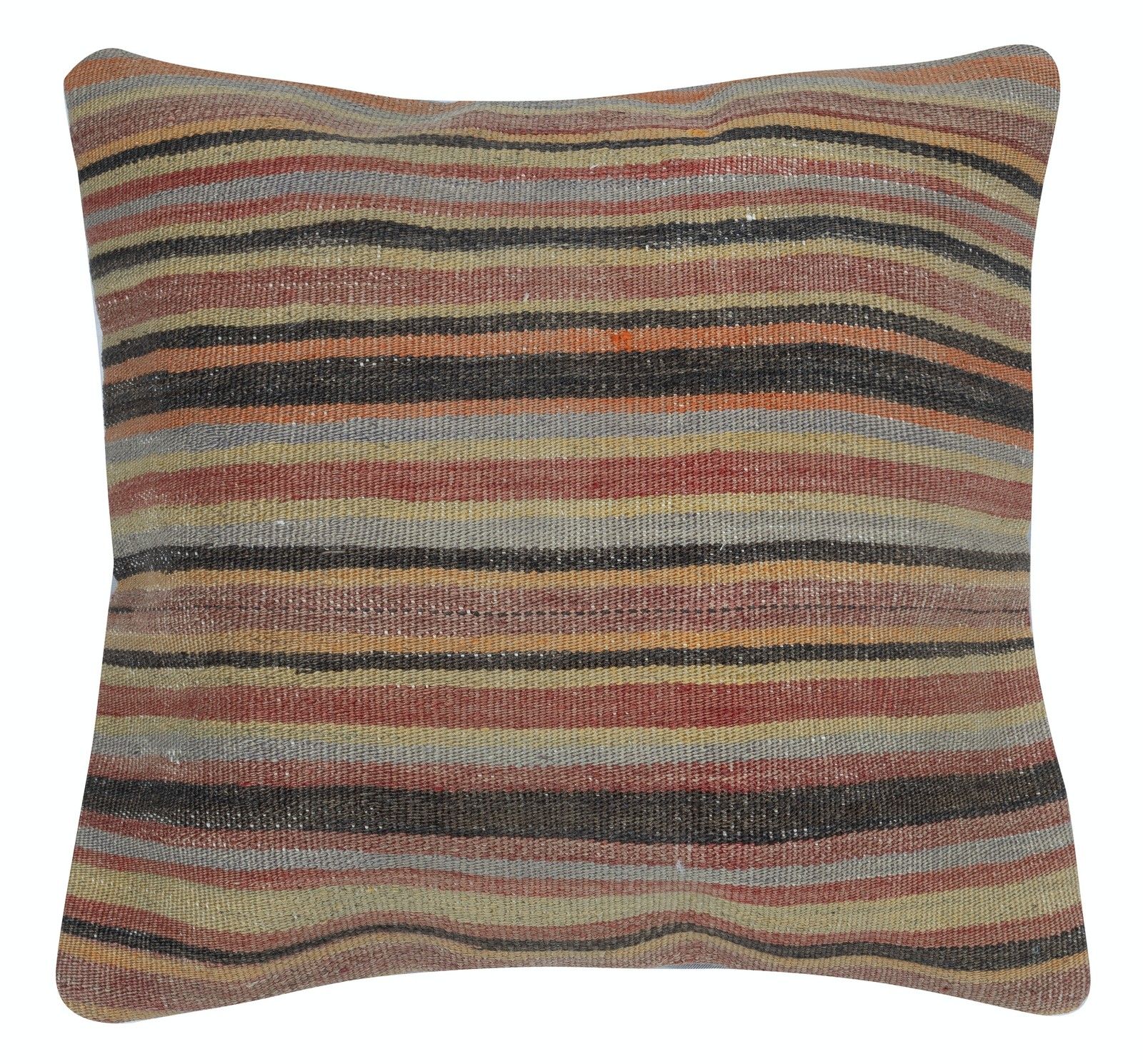 20"X20" Handmade Ethnic Kilim Cushion Cover. Vintage Accent Pillow. Throw Pillow