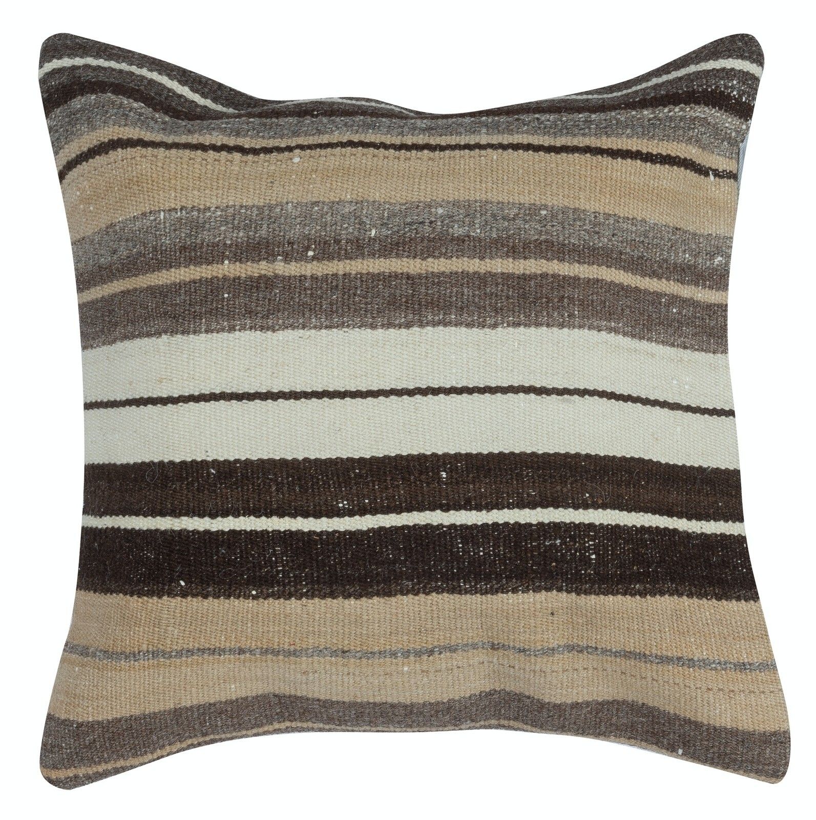 16"X16" Set Of 2 Handwoven Cushion Covers. Striped Turkish Accent Pillows photo furniture