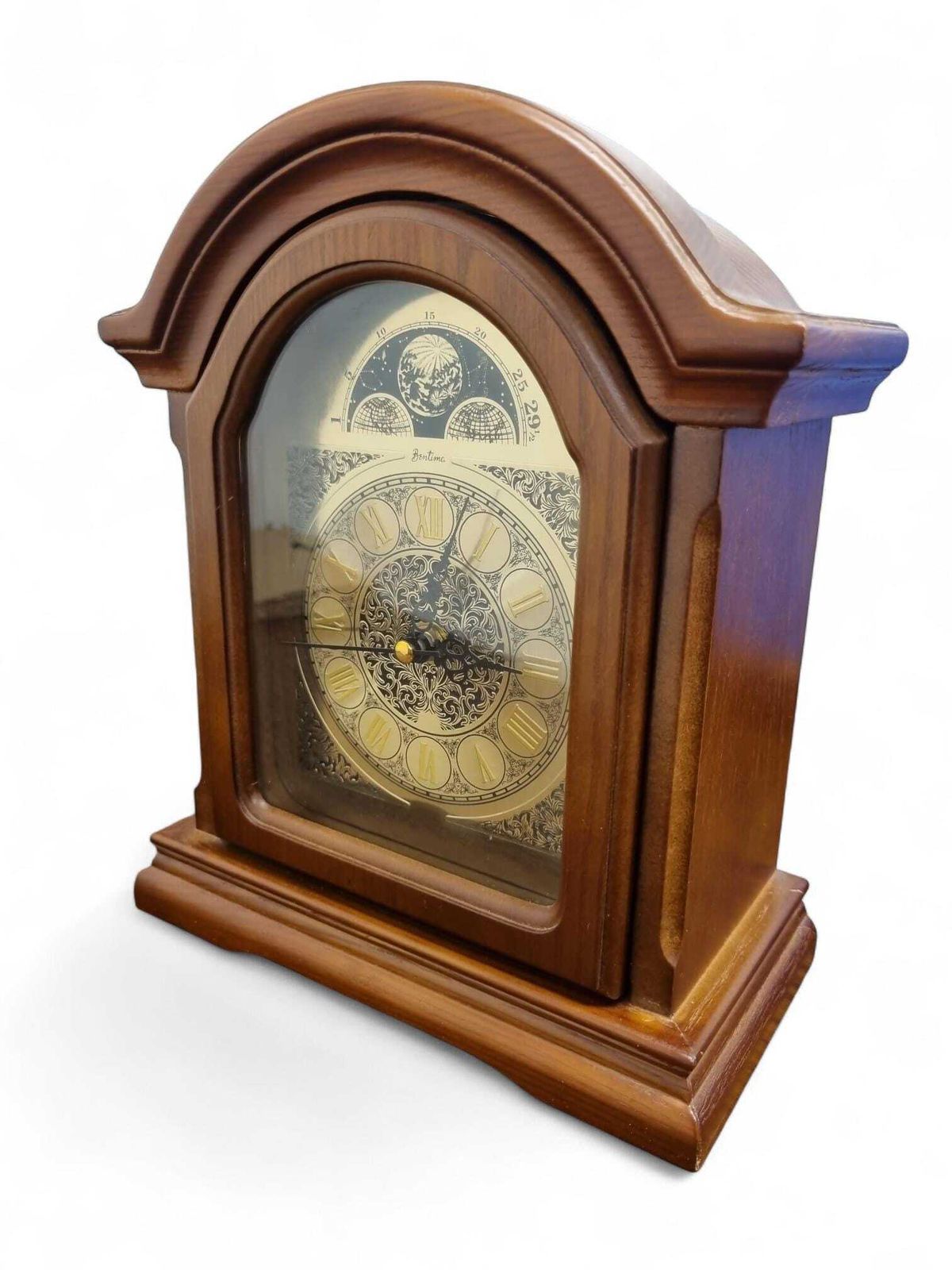 Vintage Acctim Wooden Radio Controlled Westminster Chime Mantle Clock photo vinterior