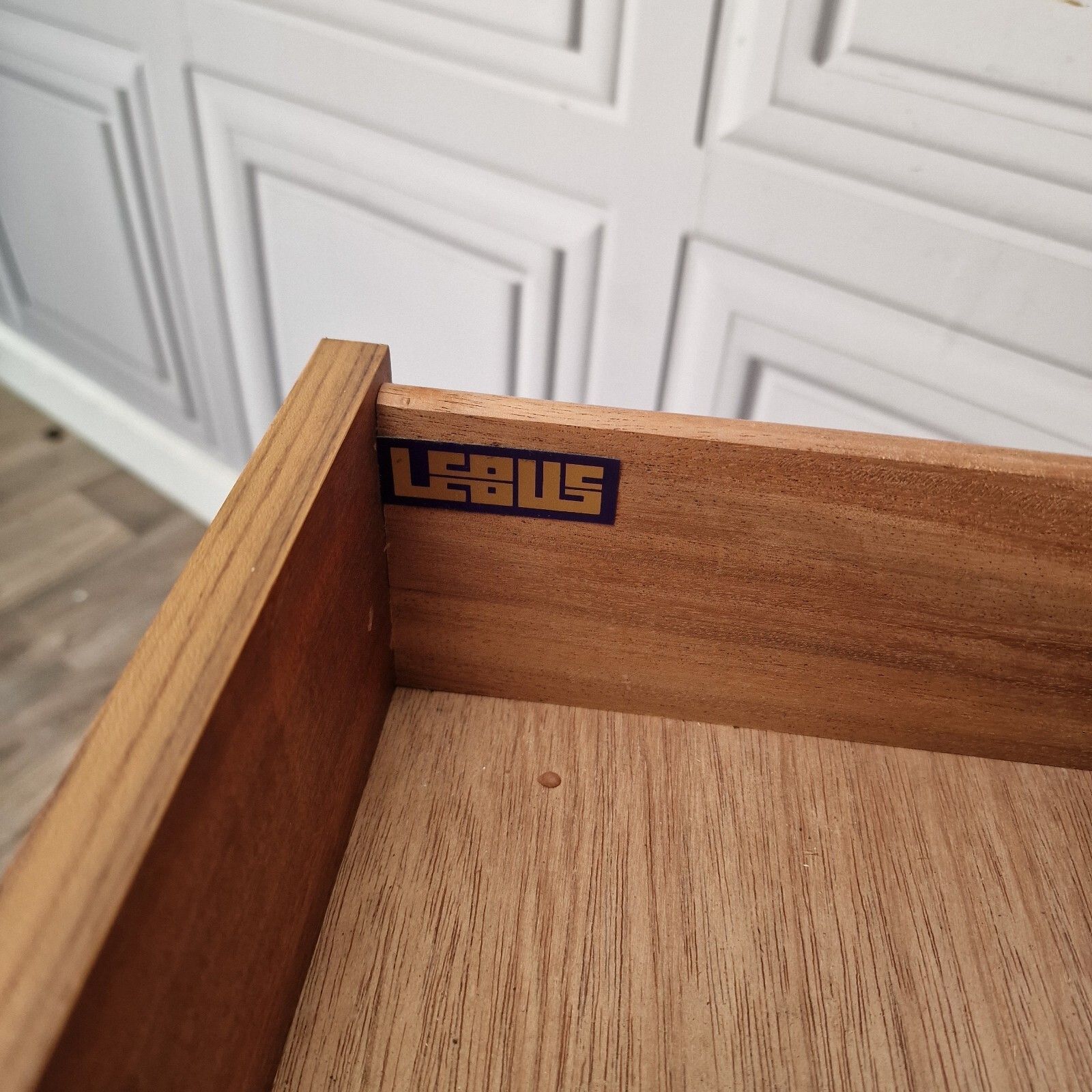 Furniture Lebus Chest Of Drawers Mid Century Danish  Cabinet Retro Vintage Teak photo