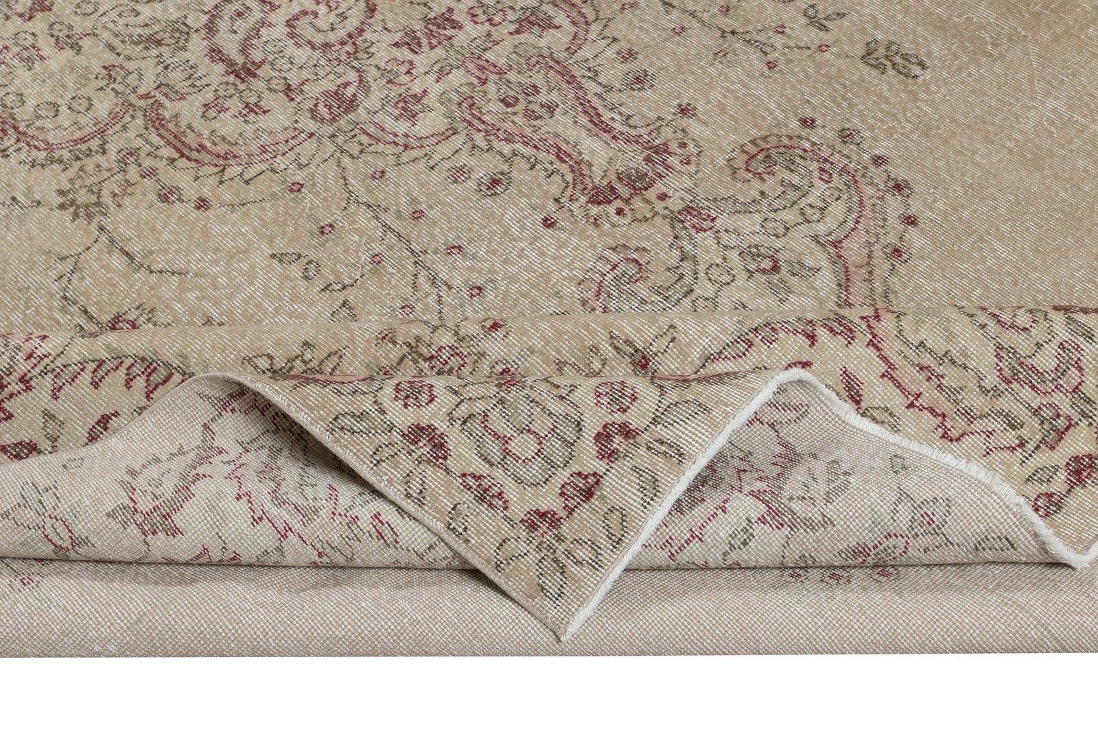 9.7x13.5 Ft Vintage Wool Area Rug, Handmade Farmhouse Decor Turkish Carpet photo Textiles