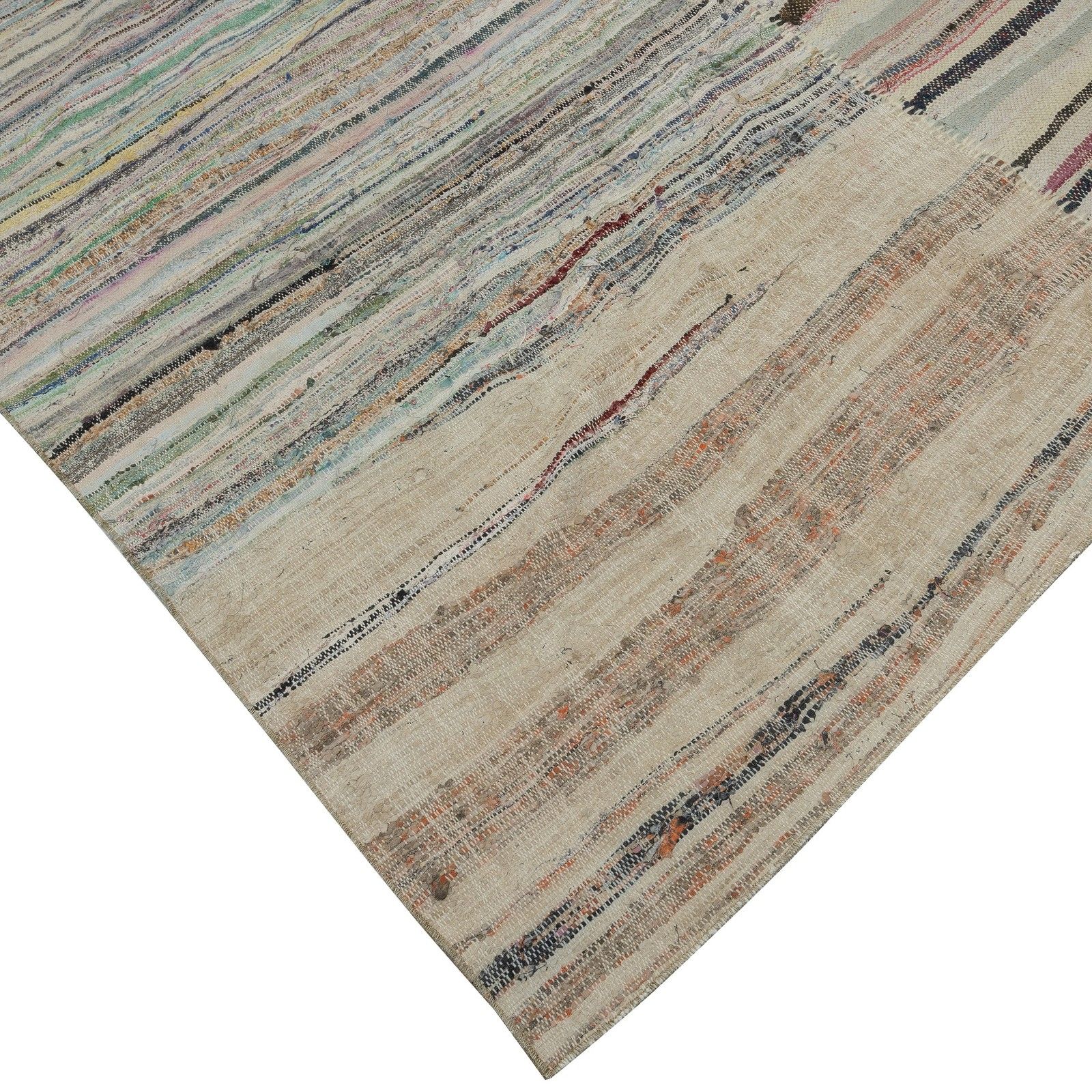 11.5x17.3 Ft Adjustable Vintage Oversize Kilim, Handwoven Cotton Turkish Rag Rug photo Textiles