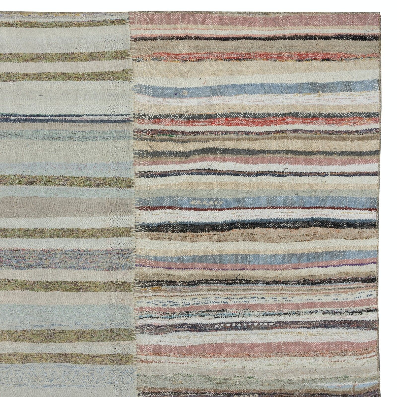 11.5x17.3 Ft Adjustable Vintage Oversize Kilim, Handwoven Cotton Turkish Rag Rug photo buy