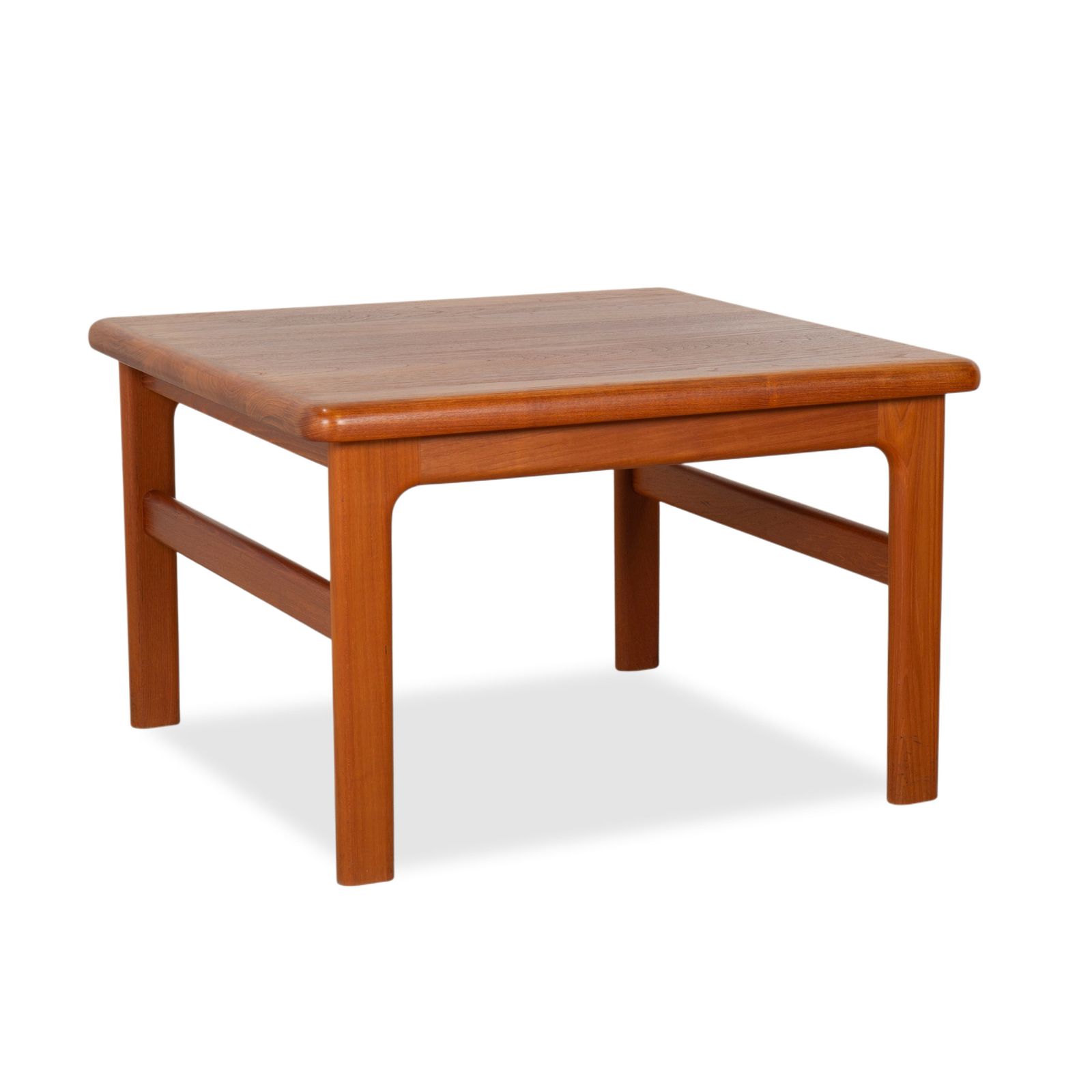 Mid Century Wooden Coffee Table, Brown Vintage Teak