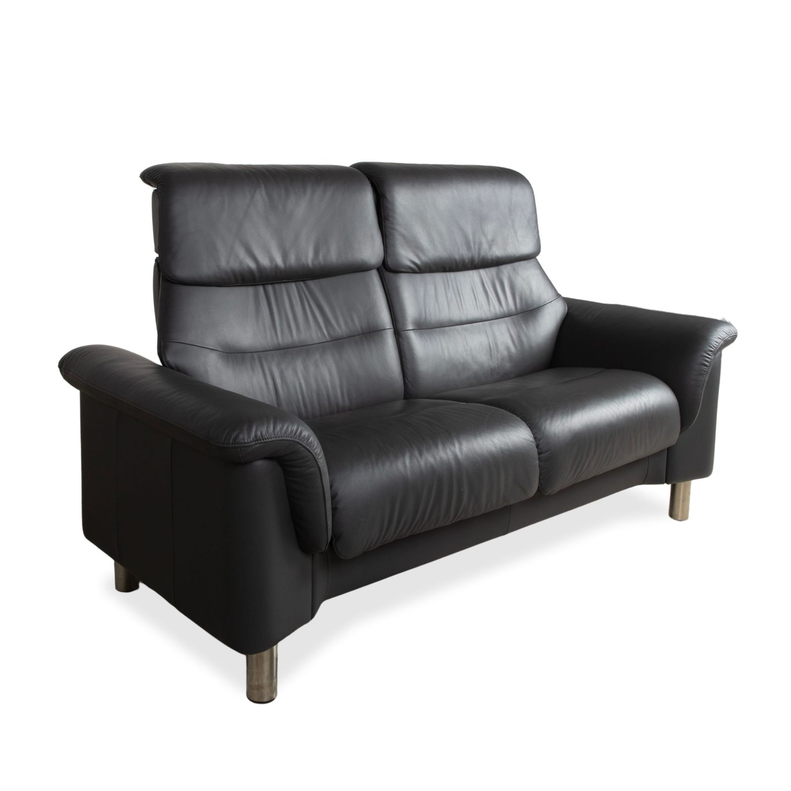 Canapé 2 places Stressless Como en cuir vert photo for sale