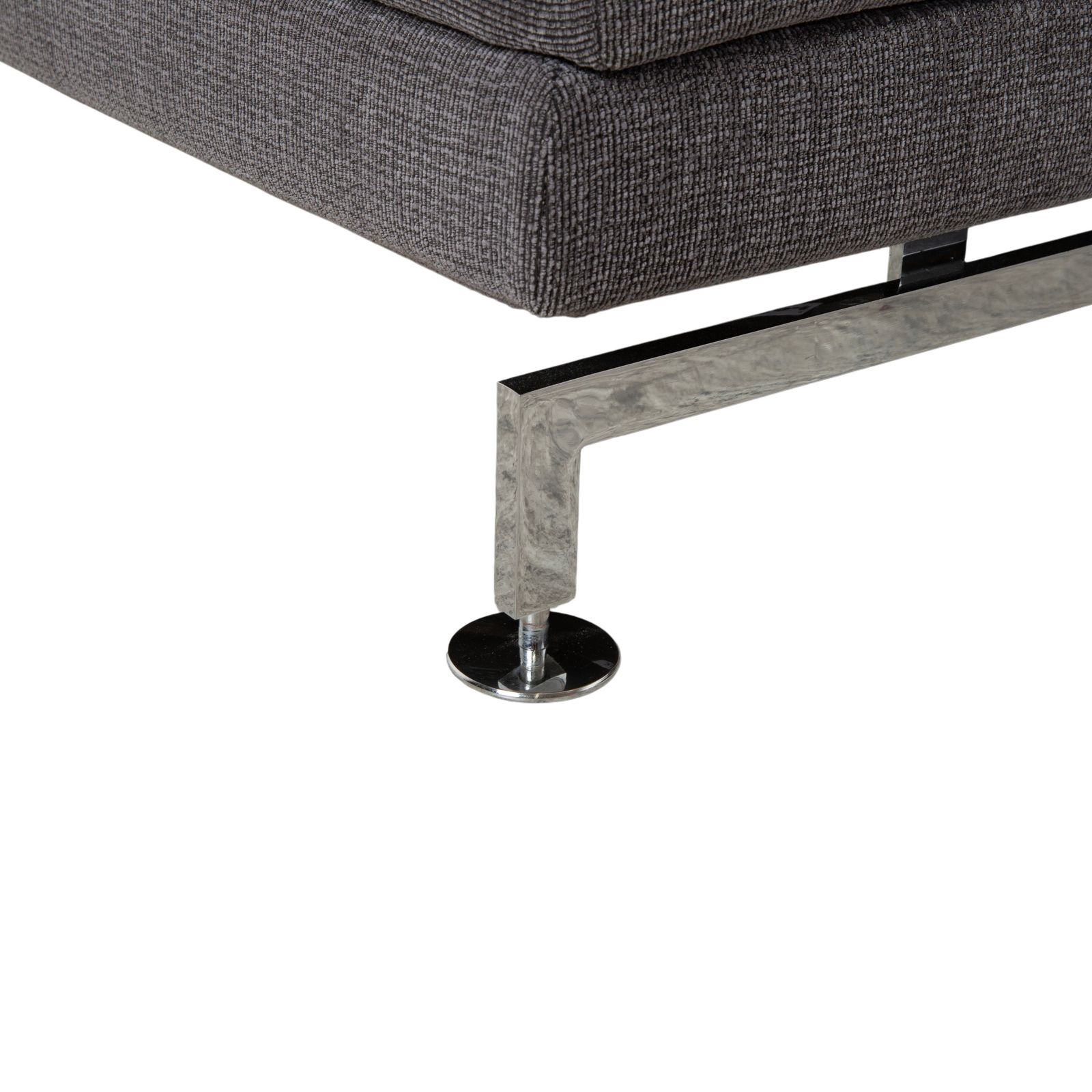 Mobilier Canapé d'angle Brühl Moule en tissu gris, fonction manuelle photo