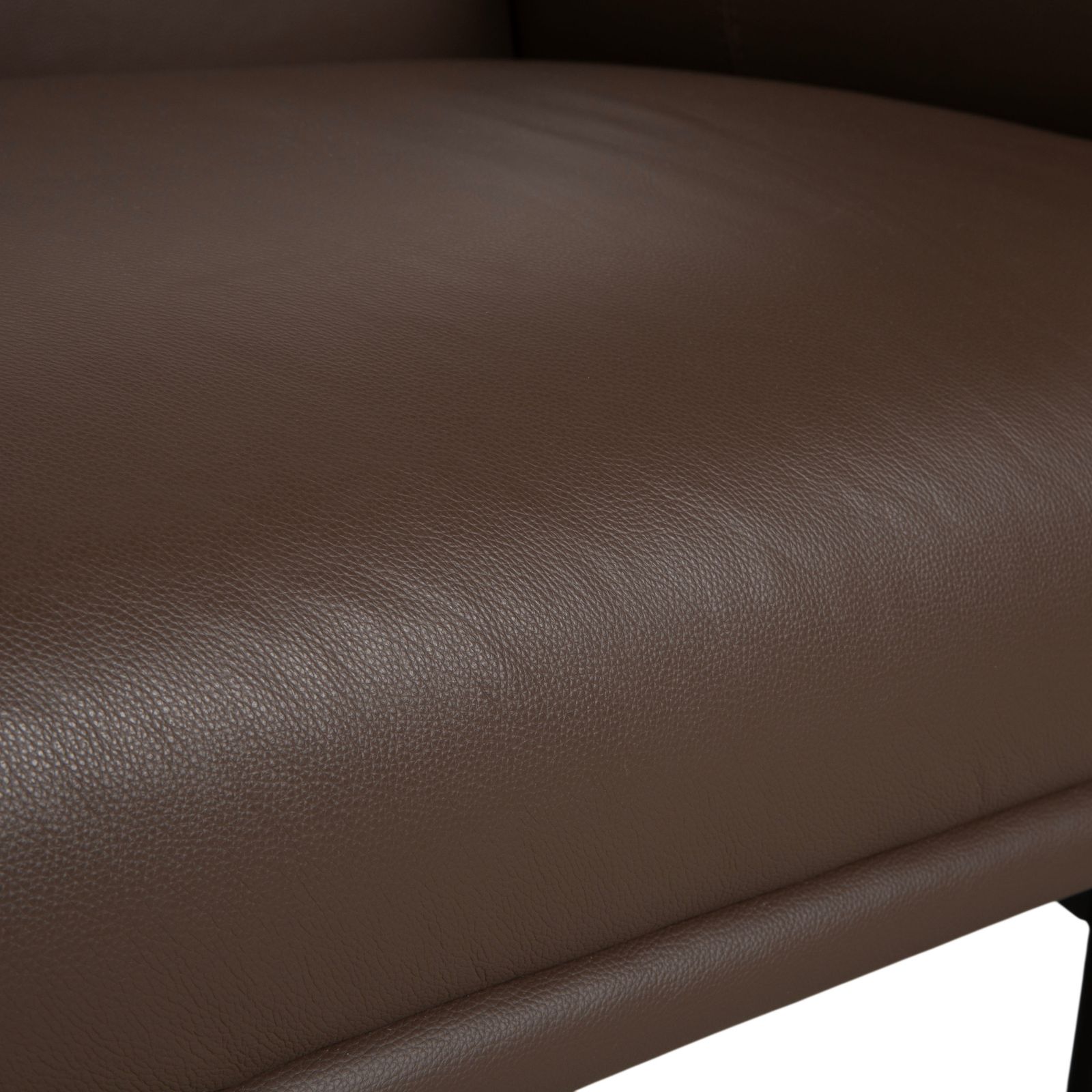 Boconcept Berne Leather Three Seater Brown Taupe Sofa photo Furniture