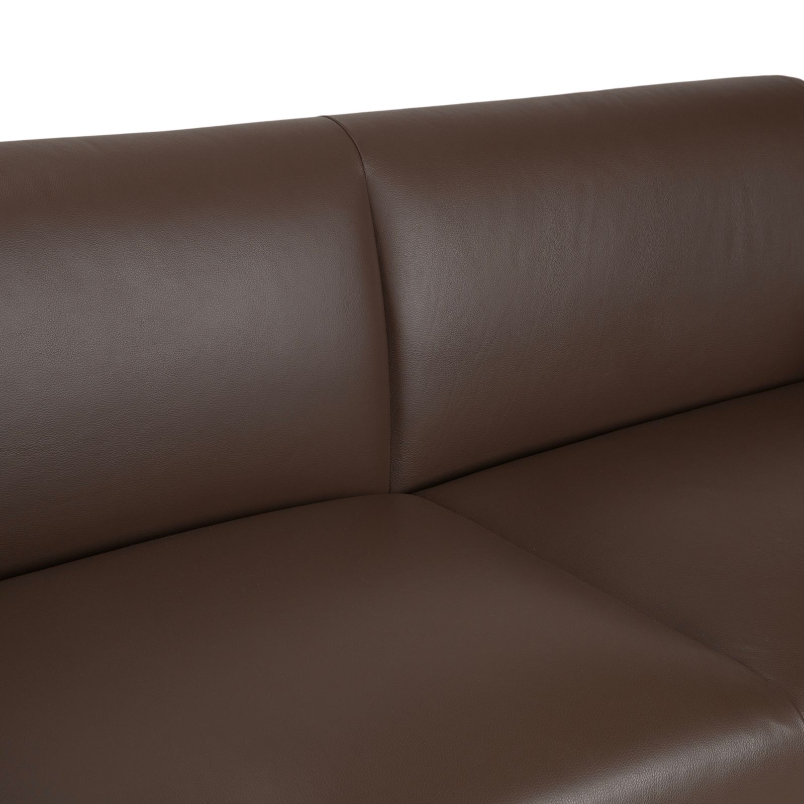 Boconcept Berne Leather Three Seater Brown Taupe Sofa photo vinterior