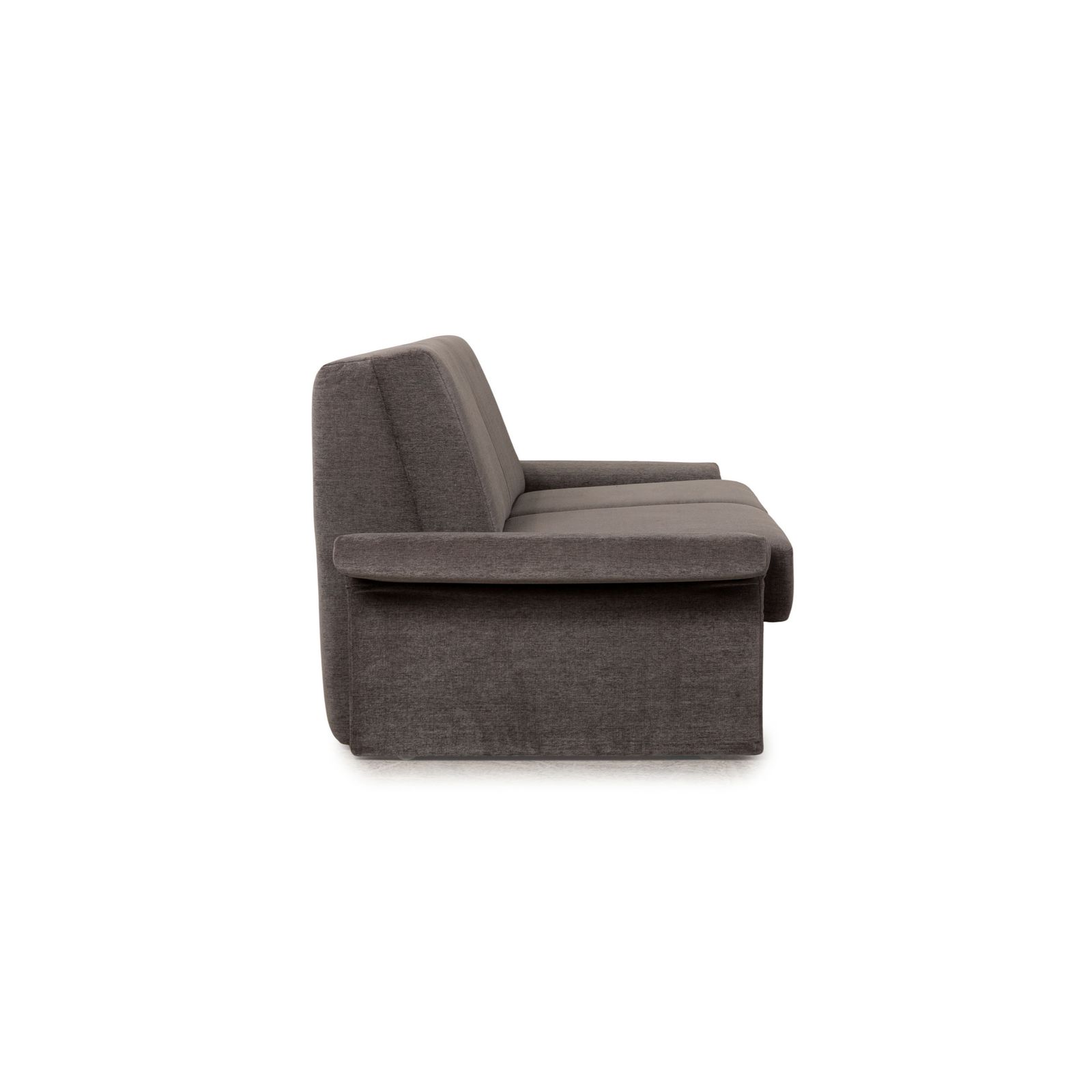 photo furniture Canapé Brühl Cara en tissu gris 2 places avec fonction couchage