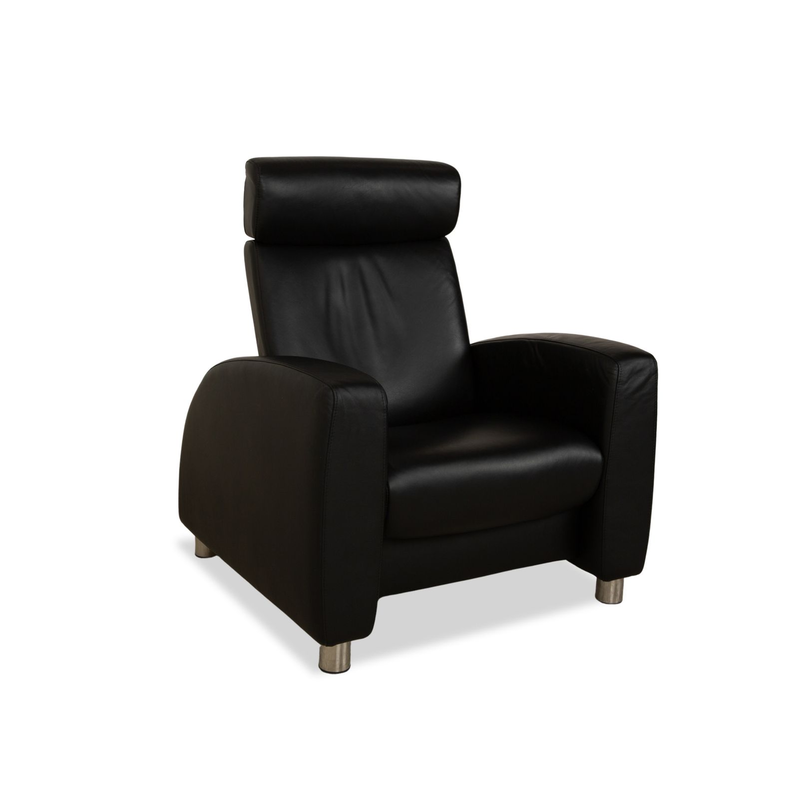 Stressless Arion Leather Armchair Black Manual Function photo for sale