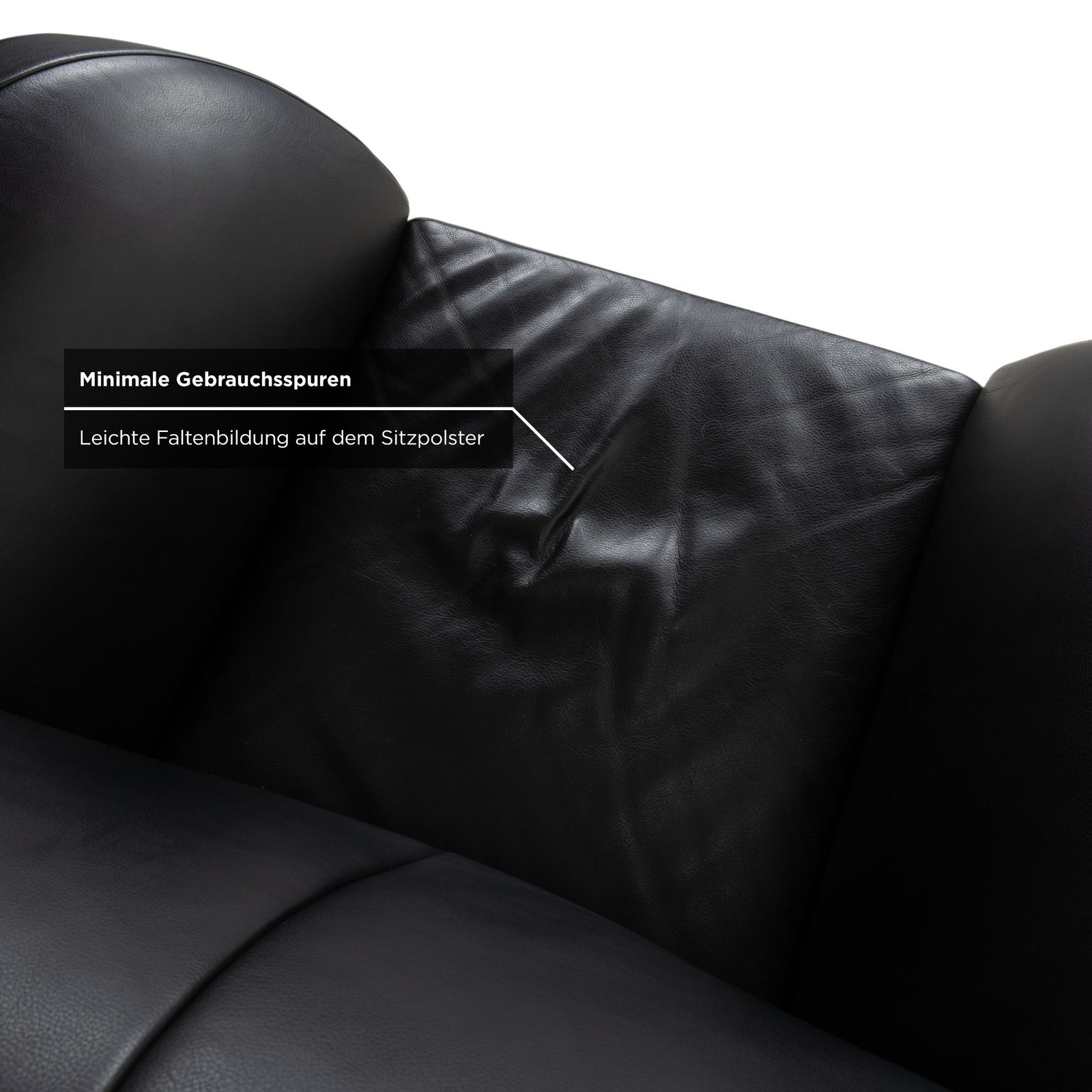 Fauteuil Jori JR-8400 en cuir noir, fonction manuelle photo buy