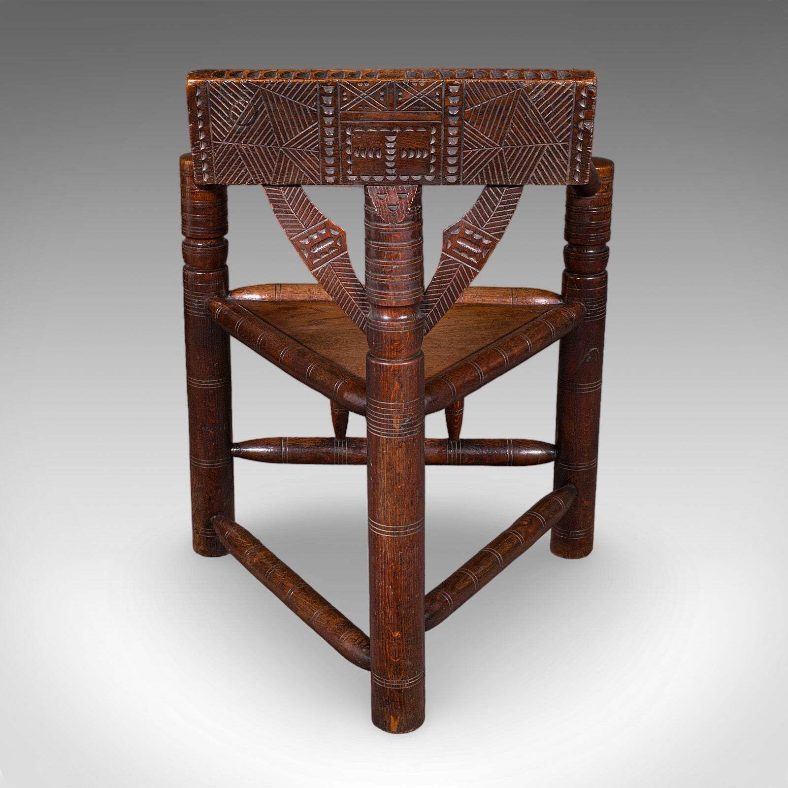 Antique Turner's Armchair, English, Oak, Old Saxon Chair, Elbow Seat, Victorian photo Furniture