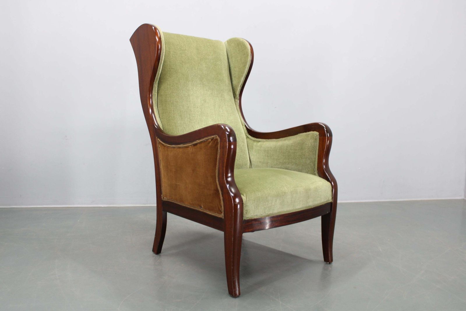 Danish Mid Century Wingback Armchair By Frits Henningsen, 1950s photo furniture