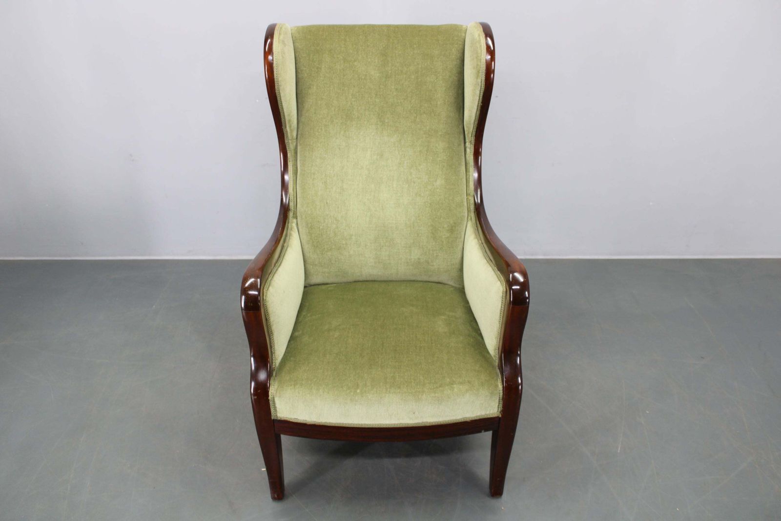 Danish Mid Century Wingback Armchair By Frits Henningsen, 1950s photo for sale