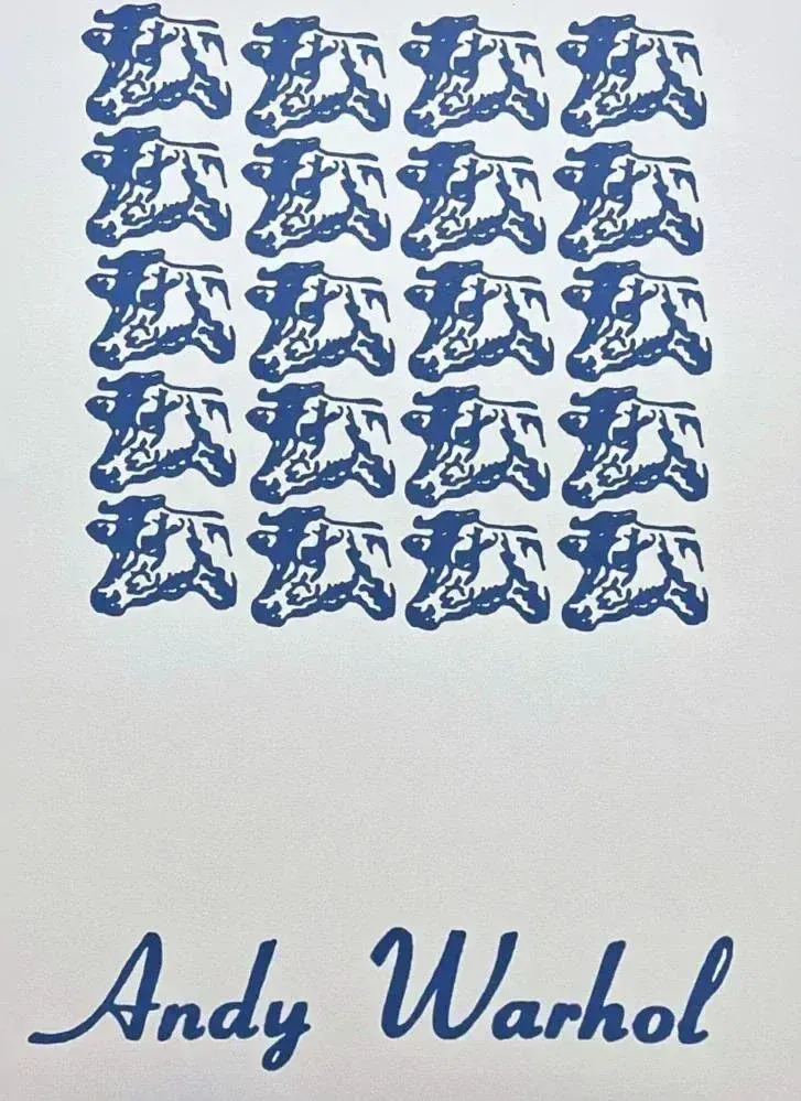 After Andy Warhol, 20x Cow , 1980s, Lithograph photo furniture
