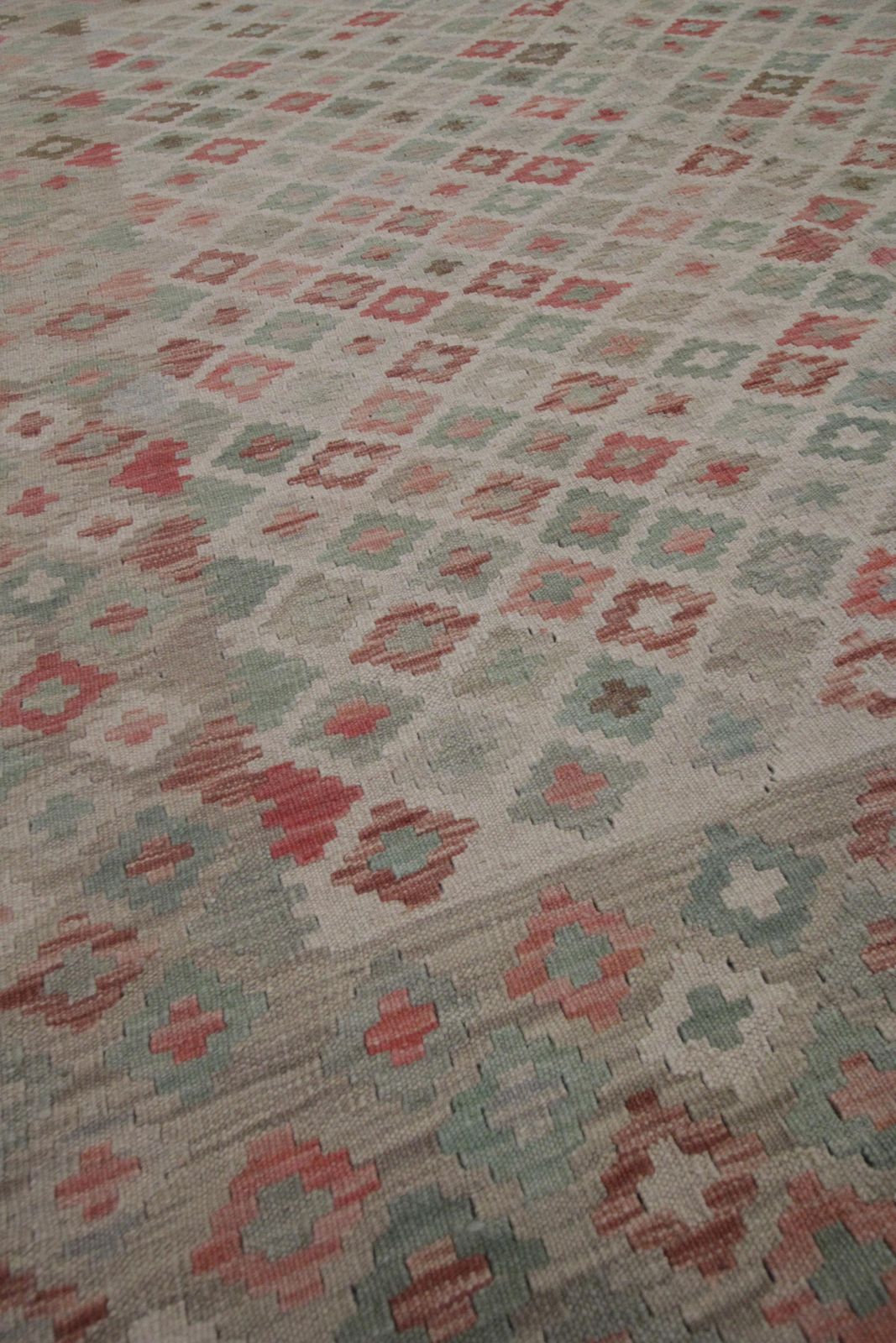 Handmade Wool Kilim Rug Traditional Scandinavian Style Kilims Carpet photo for sale