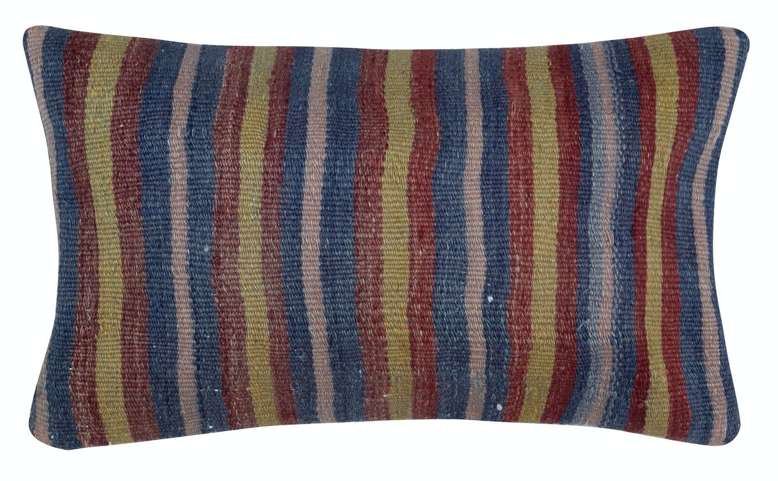 12"X20" Set Of 2   Vintage Wool Kilim Cushion Covers. Handwoven Lumbar Pillows photo furniture