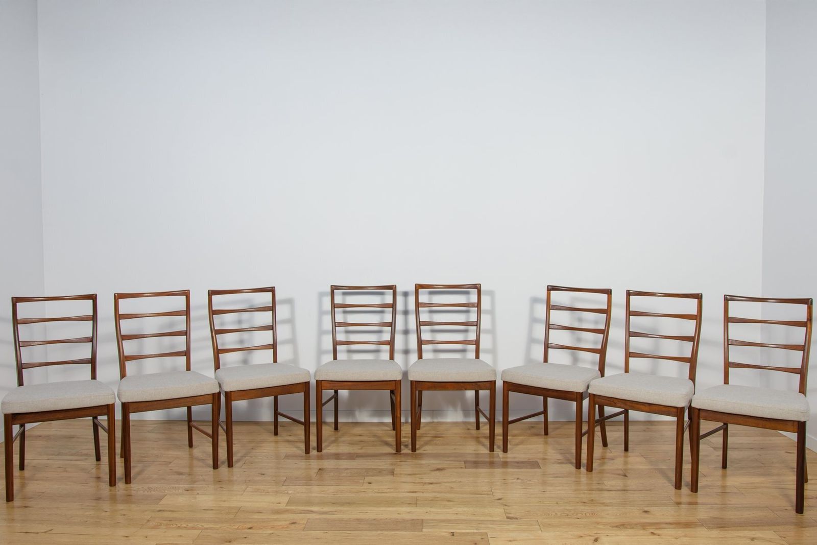 Mid Century Dining Chairs From McIntosh United Knigdom 1960s Set Of 8