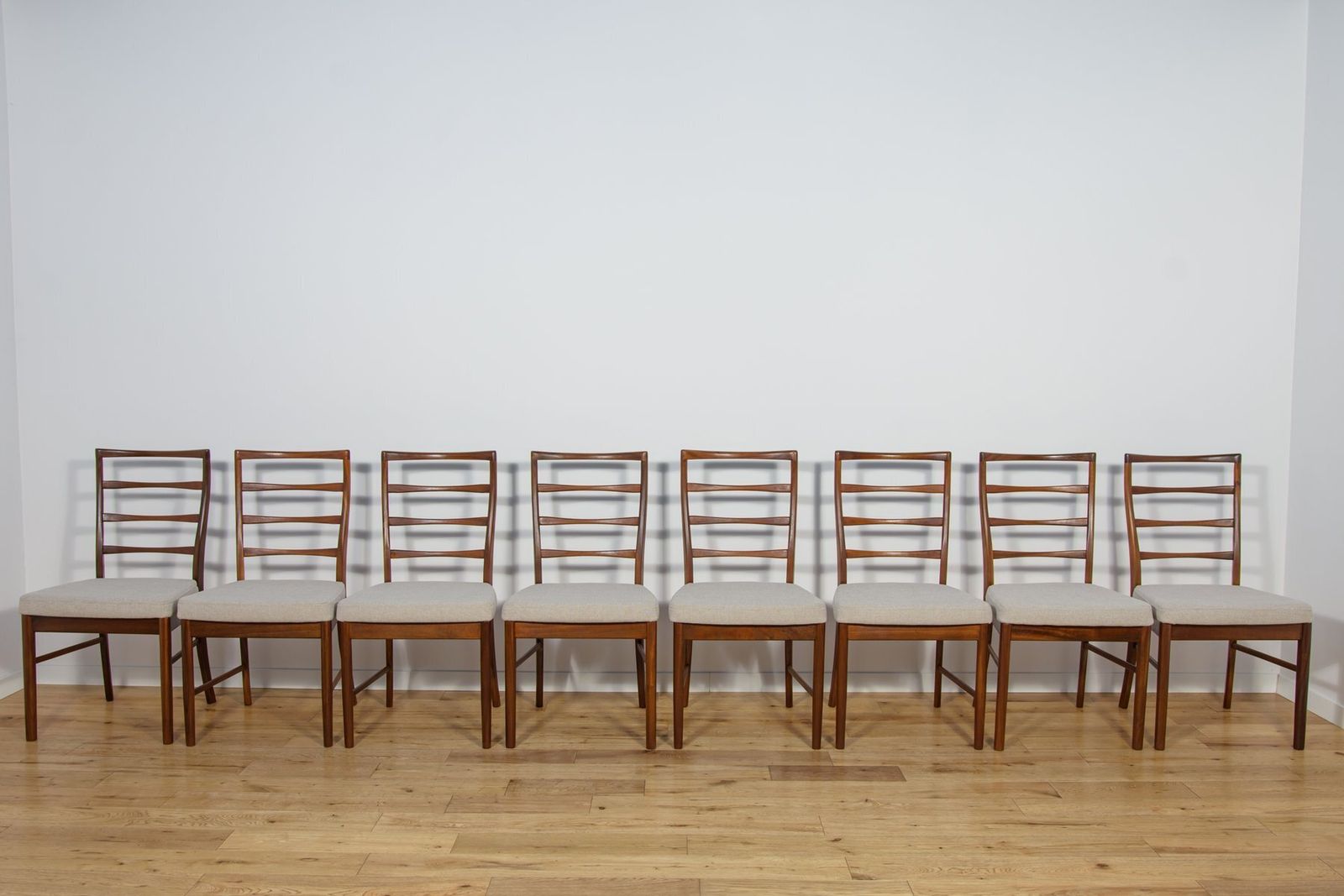 Mid Century Dining Chairs From McIntosh United Knigdom 1960s Set Of 8 photo for sale